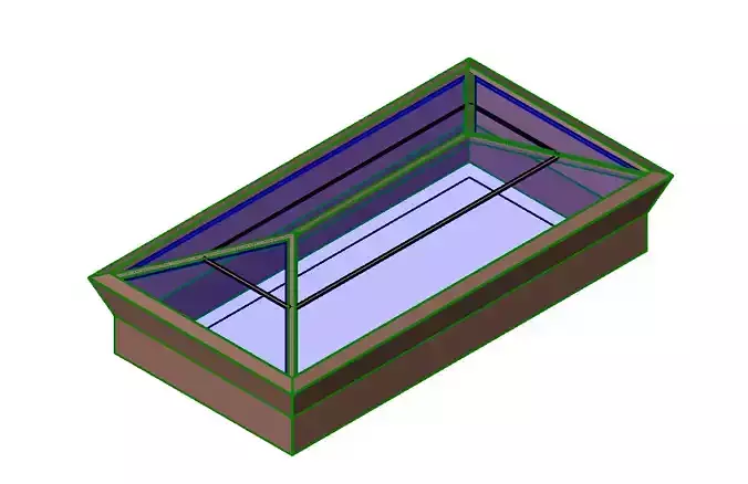 Pyramid shaped Skylight