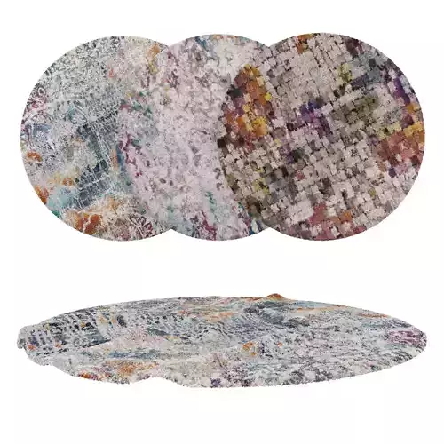 Round Rug Set 3
