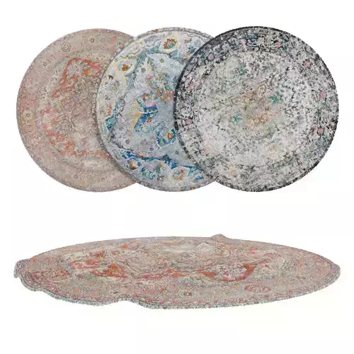 Round Rug Set 5