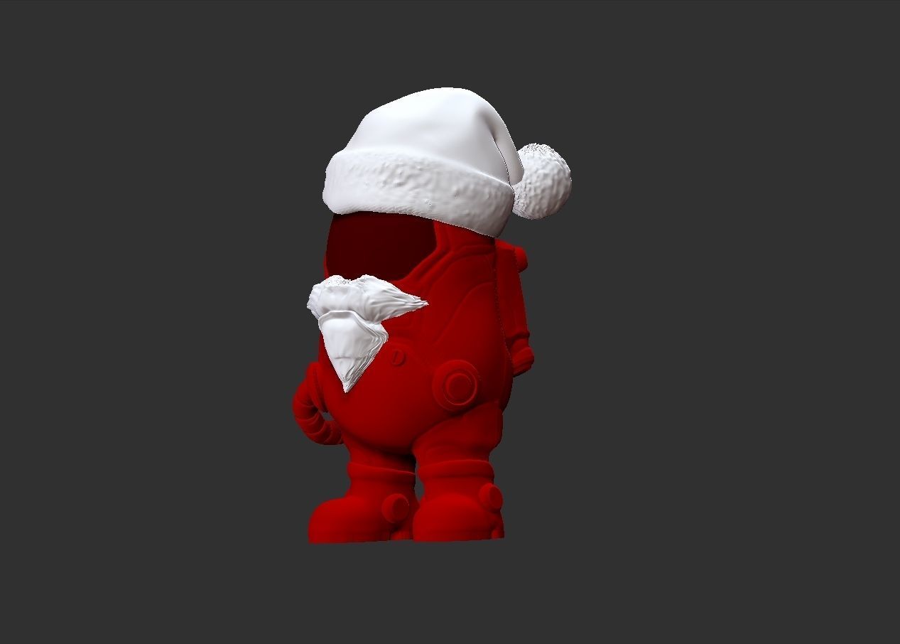 Santa Claus Among Us 3D print model_10