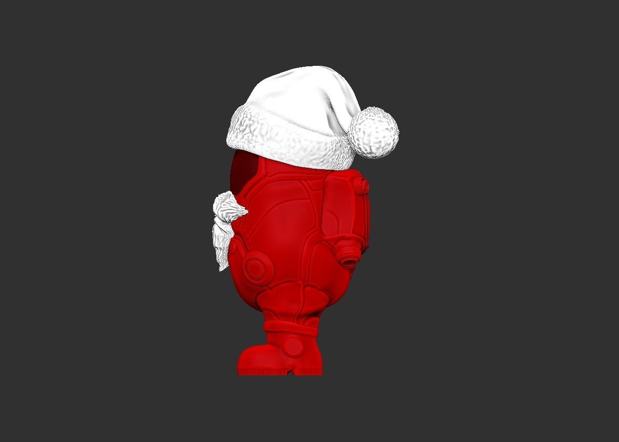 Santa Claus Among Us 3D print model_13