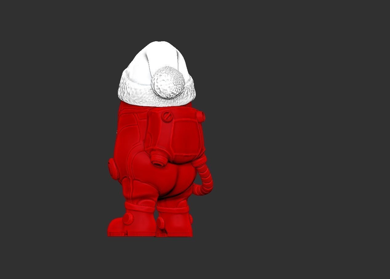 Santa Claus Among Us 3D print model_15