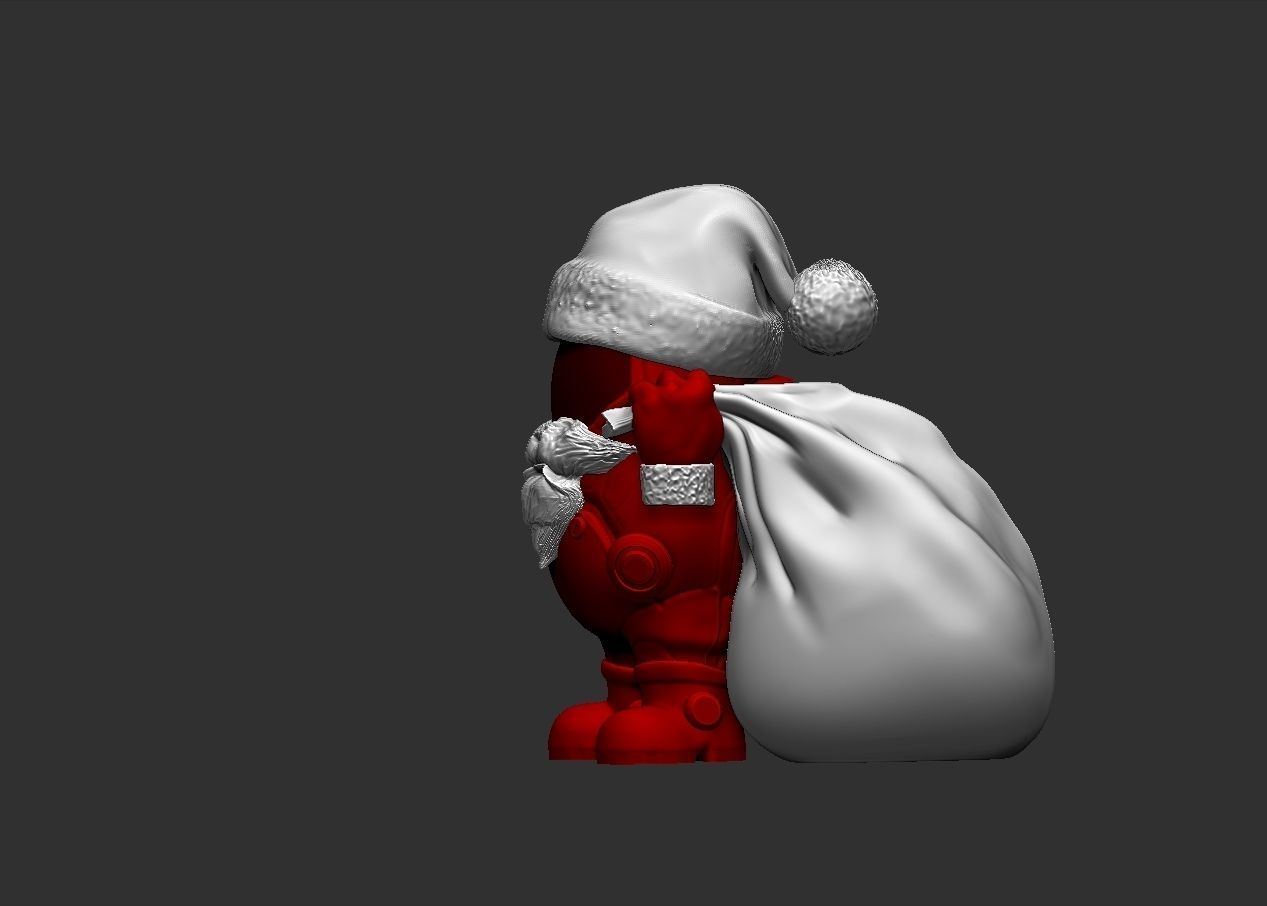 Santa Claus Among Us 3D print model_6