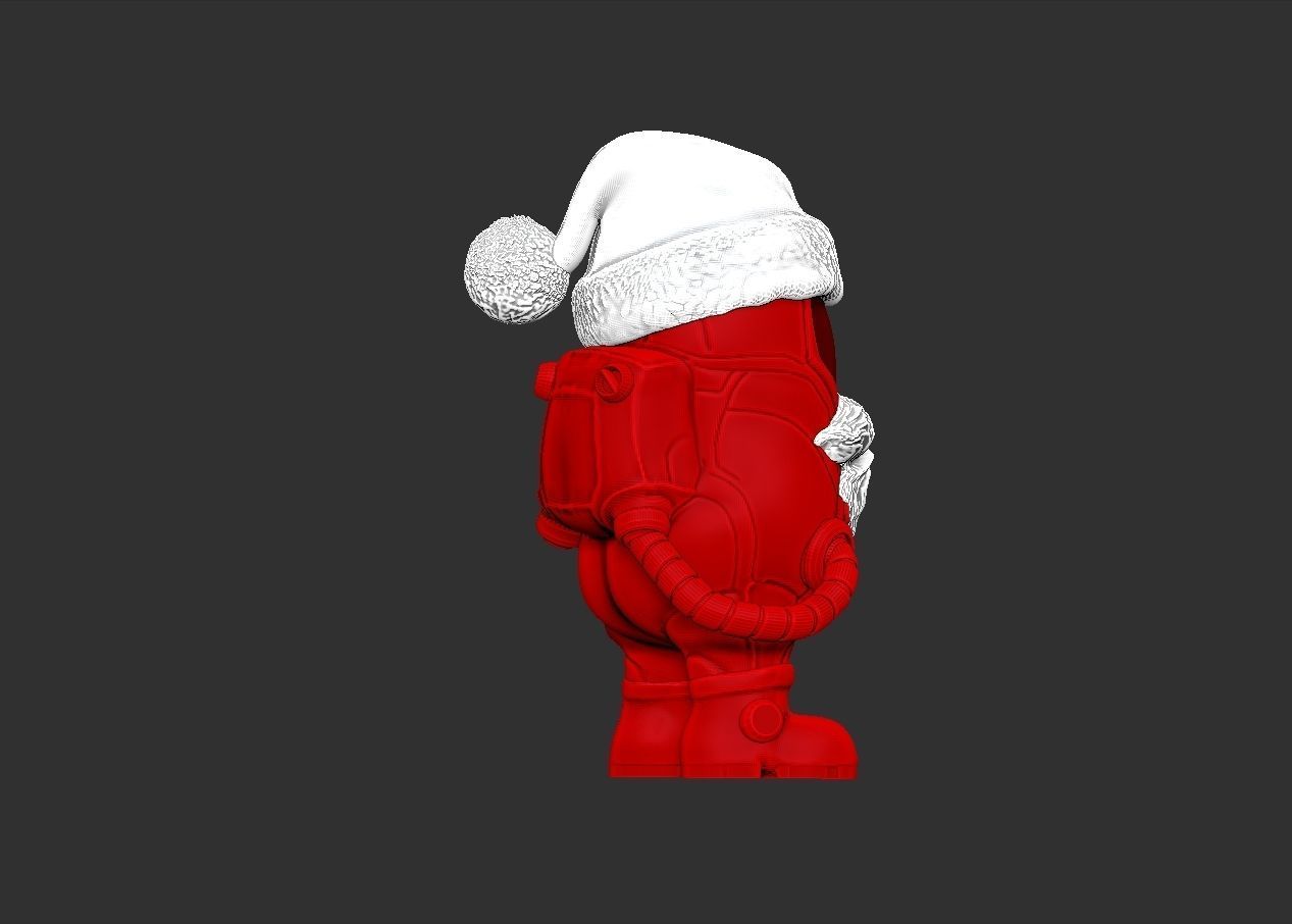 Santa Claus Among Us 3D print model_1