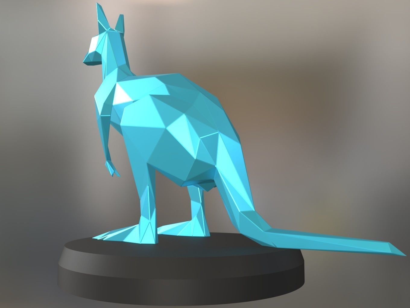 Poly Kangaroo 3D print model_2