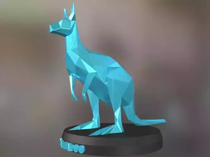Poly Kangaroo 3D print model