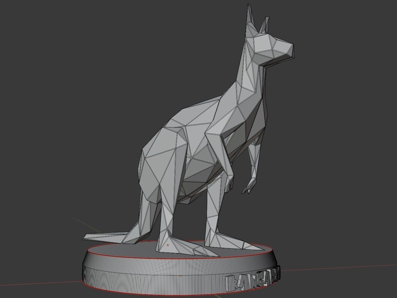Poly Kangaroo 3D print model_8