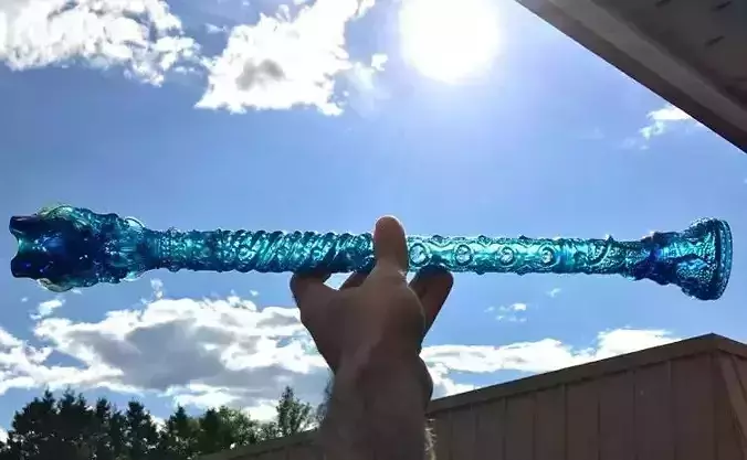 Ornamental Shakuhachi Flute - Pre-supported STL 3D print model