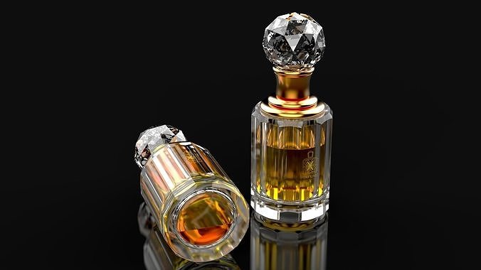 Perfume bottle Low-poly 3D model