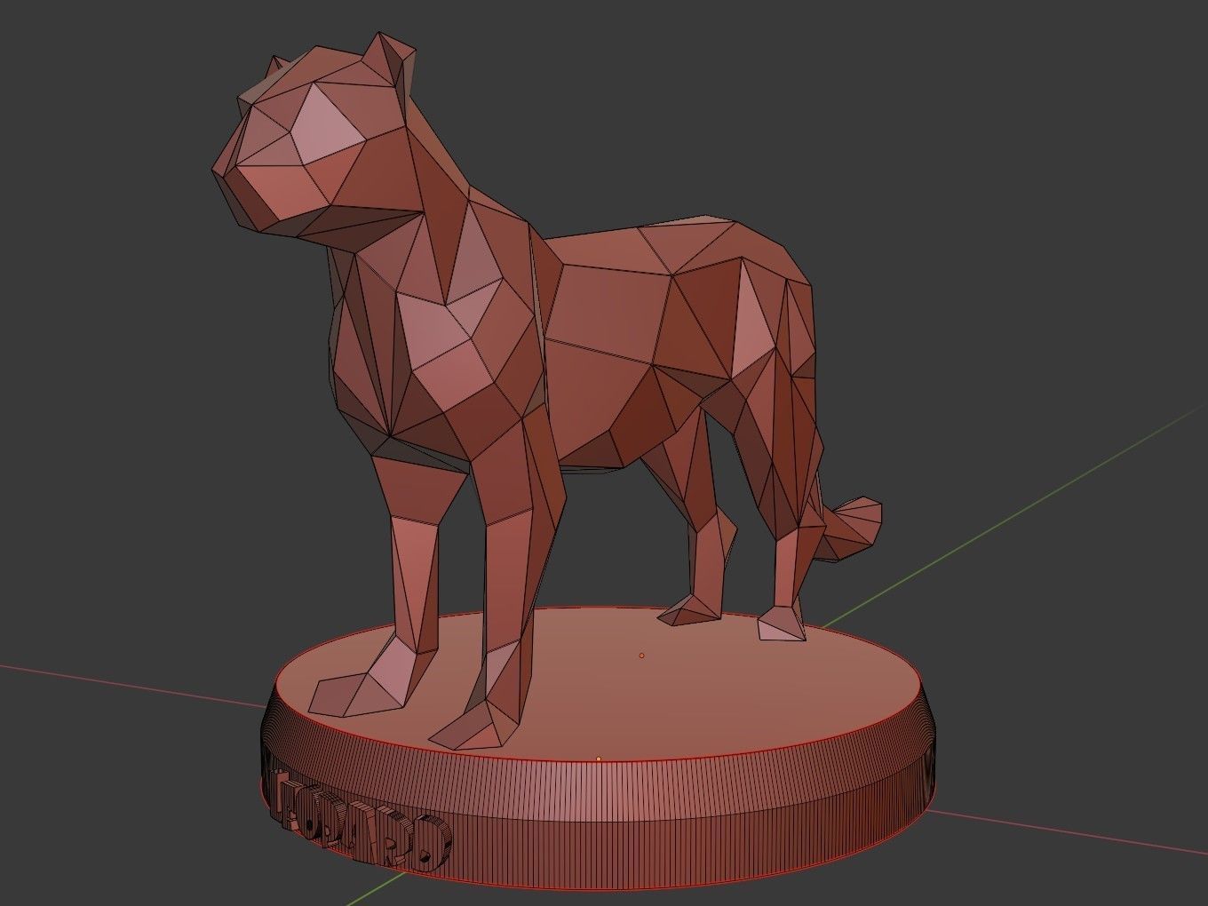 Poly Leopard 3D print model_11