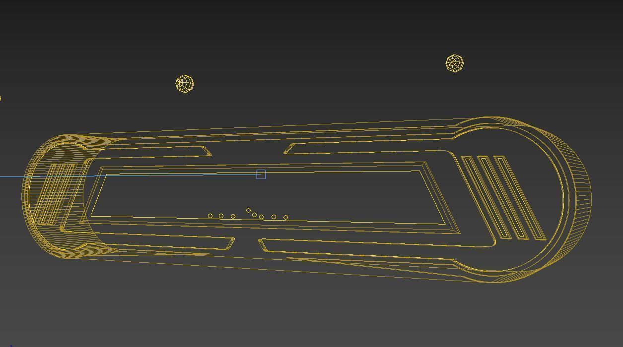 Gaming table 3D model_4
