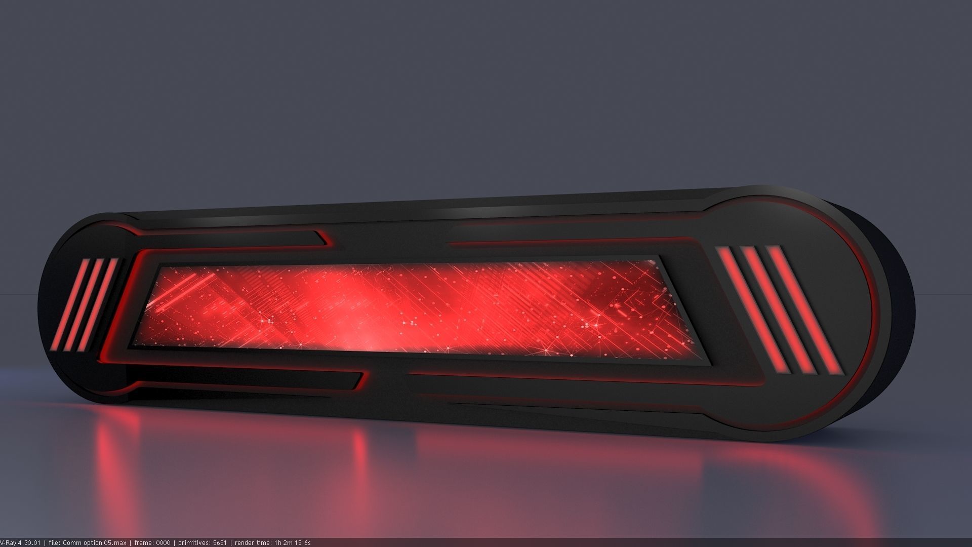 Gaming table 3D model_1