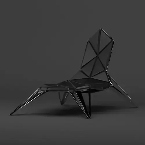 Ruby Chair Futuristic