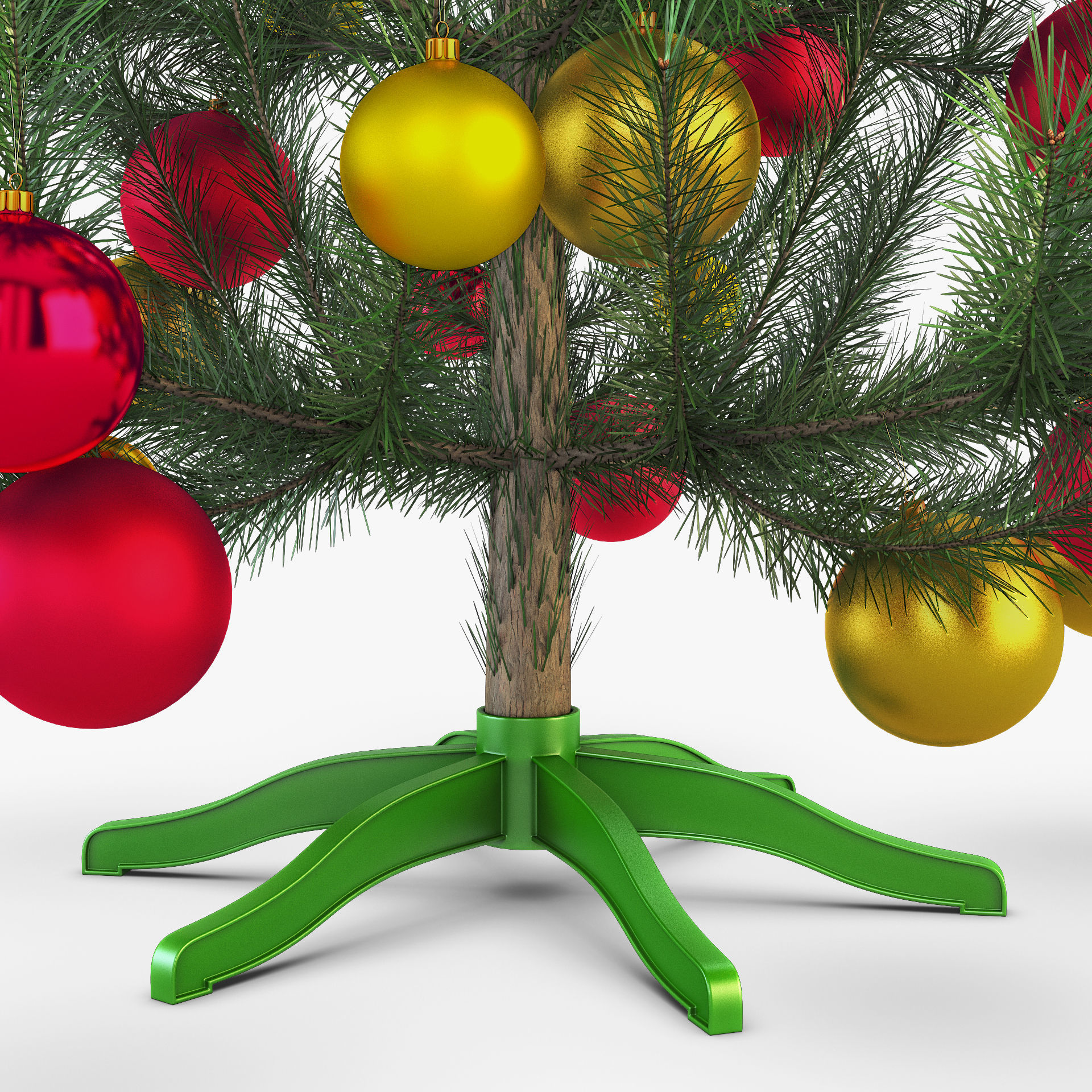 Christmas Tree 150cm v 2 3D model_8