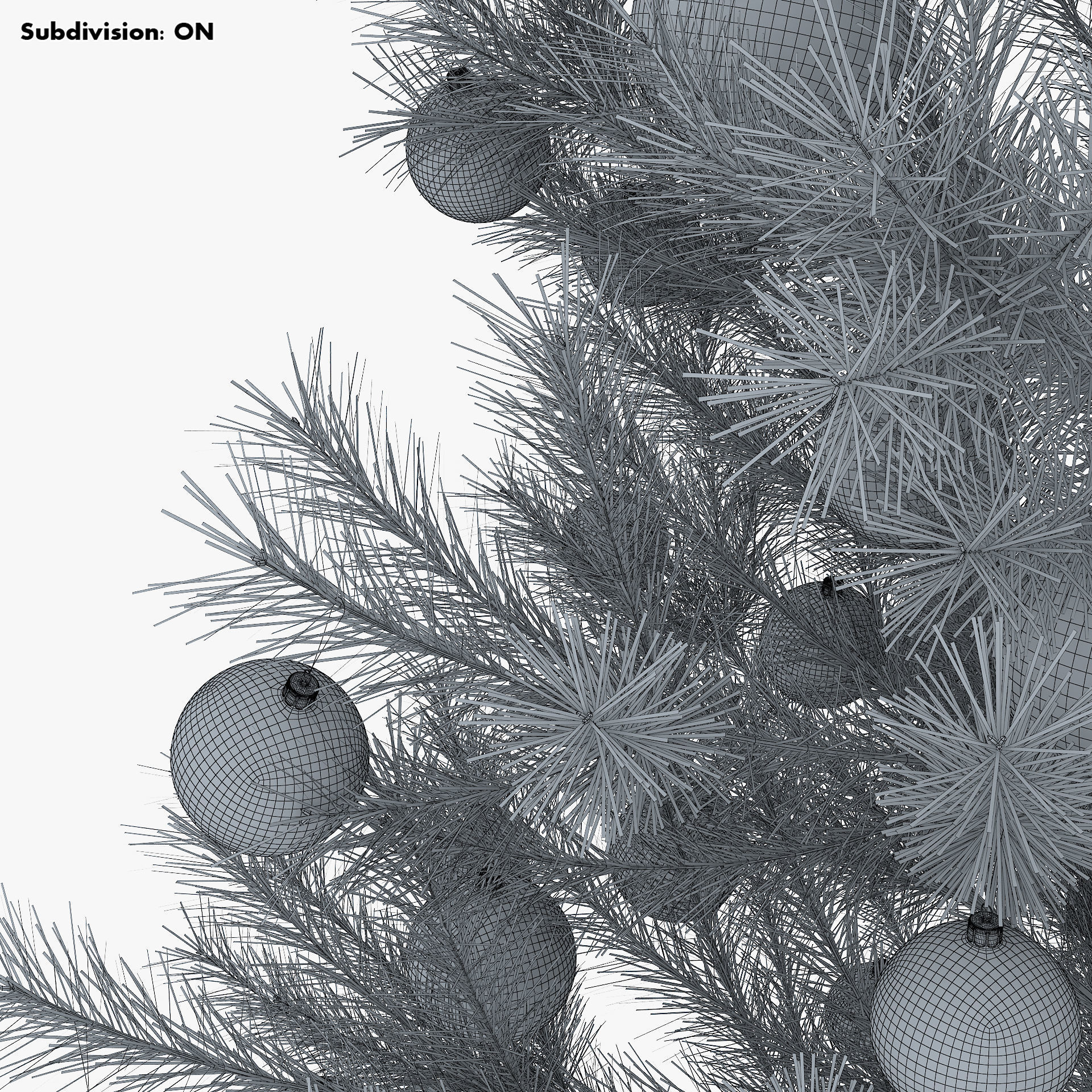 Christmas Tree 150cm v 2 3D model_19