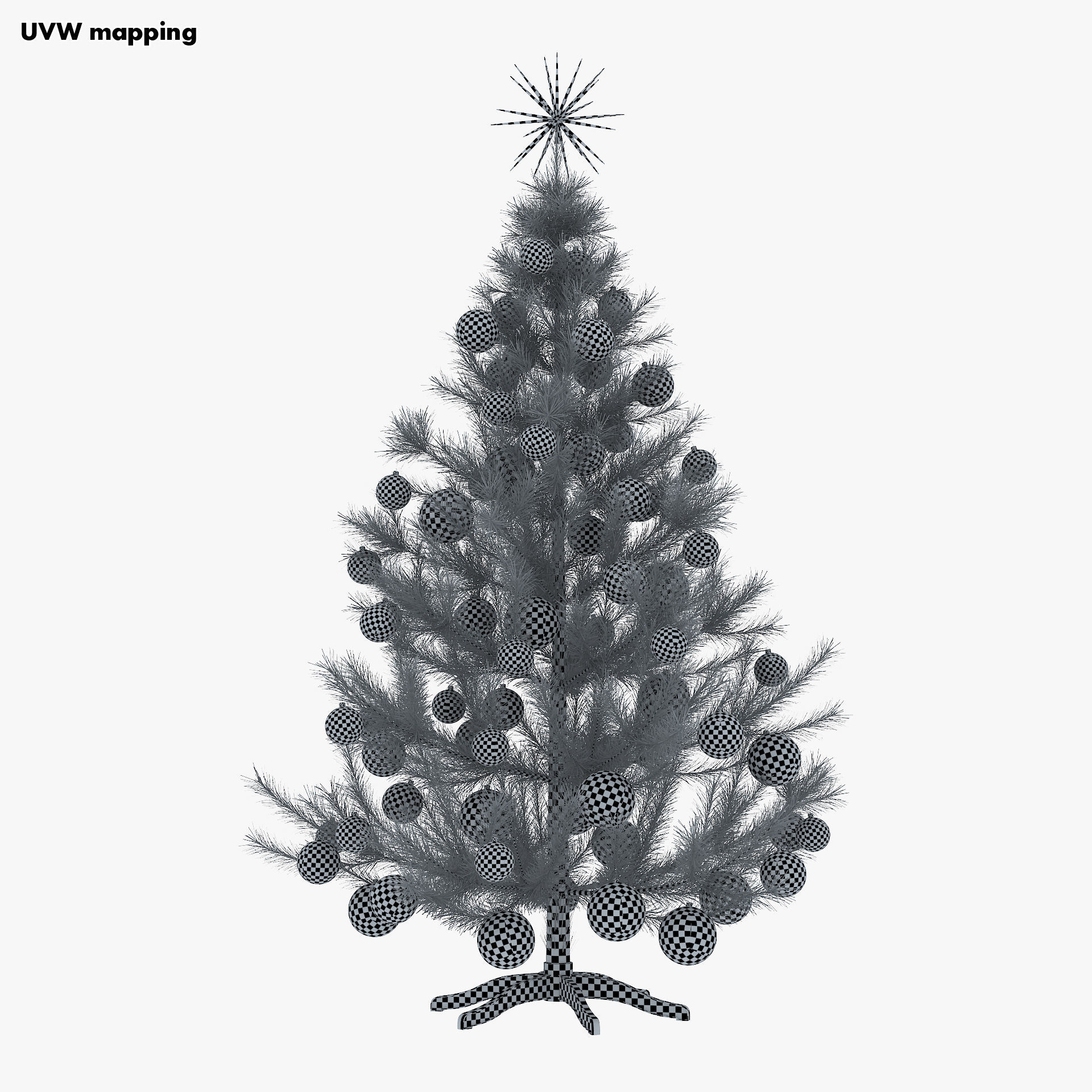 Christmas Tree 150cm v 2 3D model_27