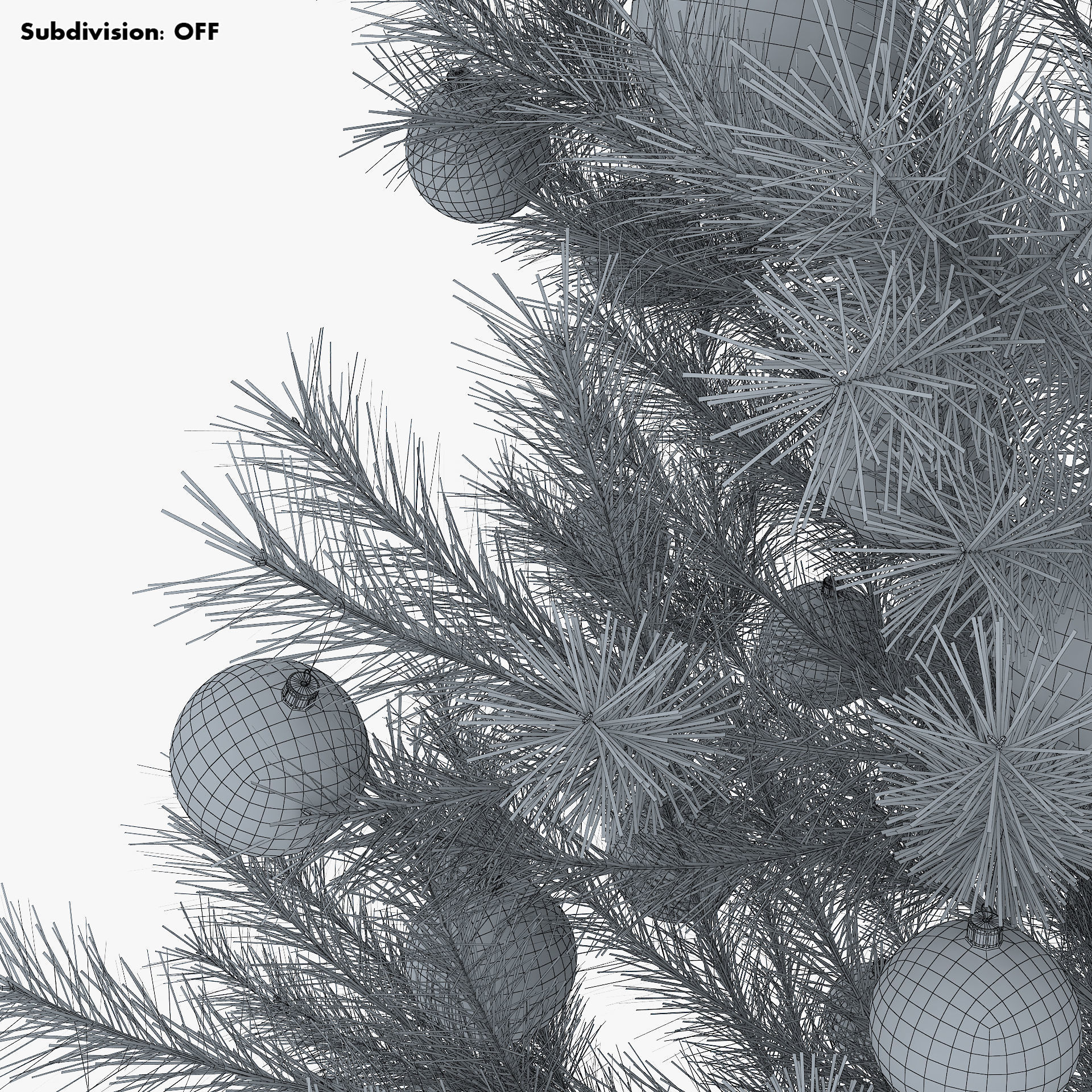 Christmas Tree 150cm v 2 3D model_20