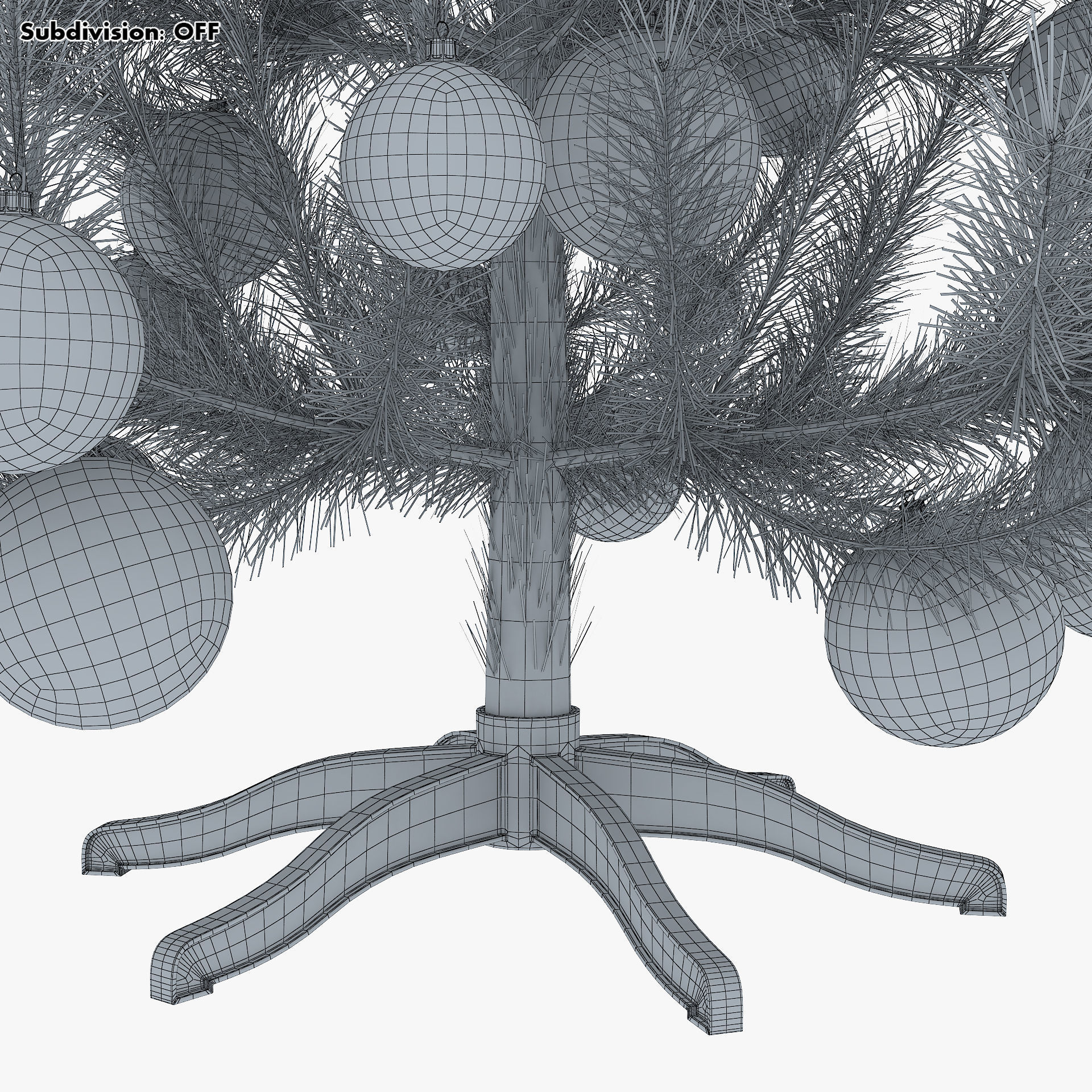 Christmas Tree 150cm v 2 3D model_26