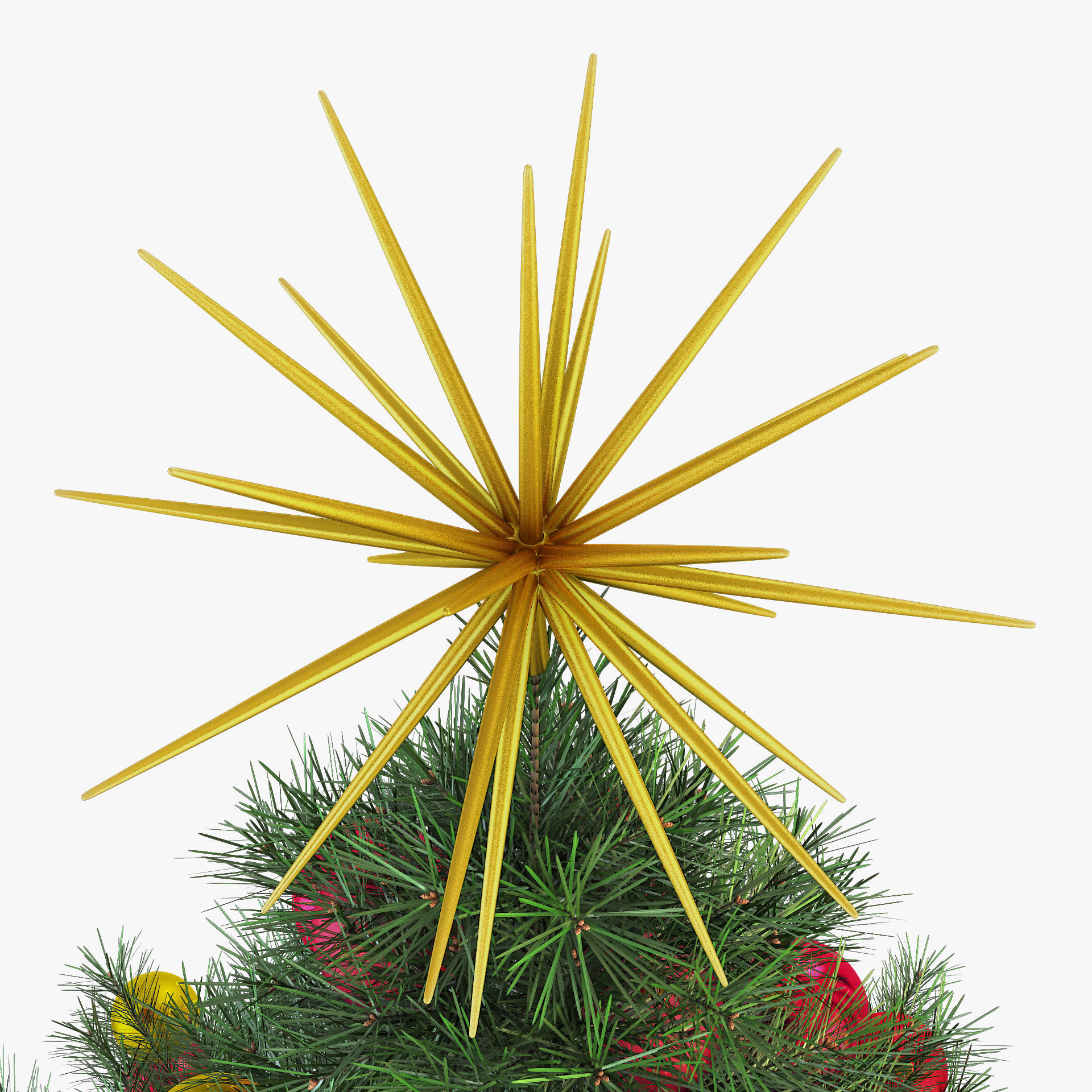Christmas Tree 150cm v 2 3D model_7
