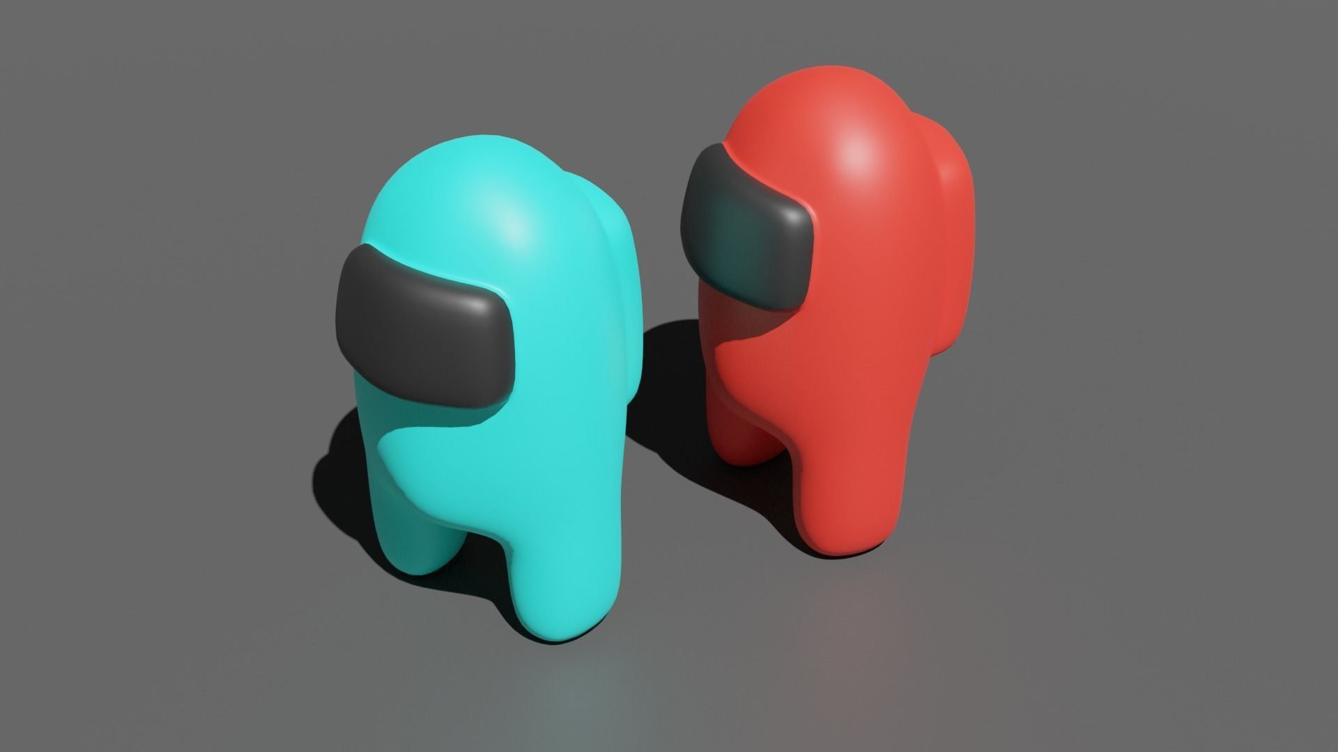 Among Us Low-poly 3D model_3