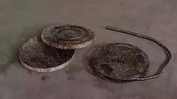 Film tape and reel with storage box