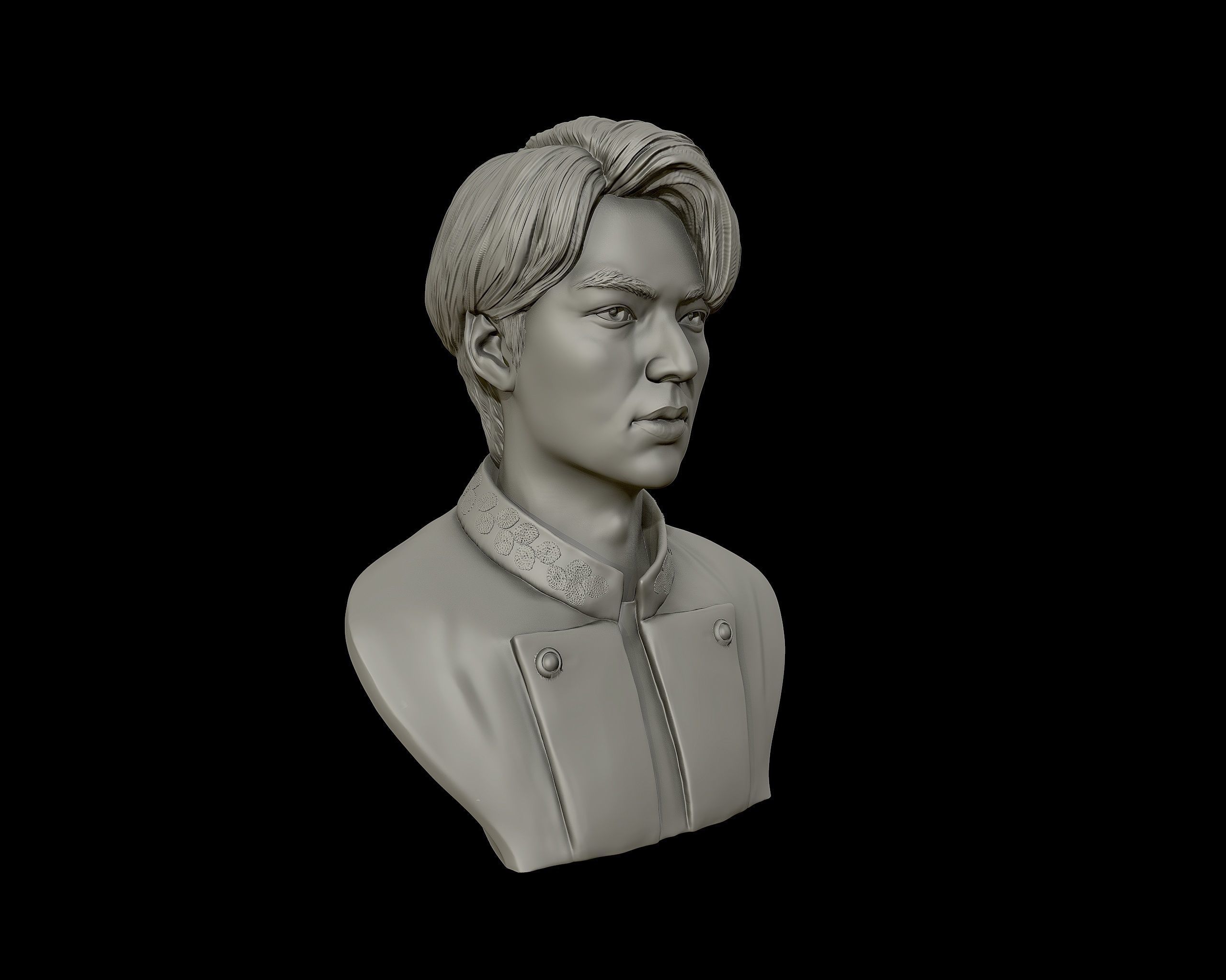 Lee Min Ho 3D portrait model 3D print model_23