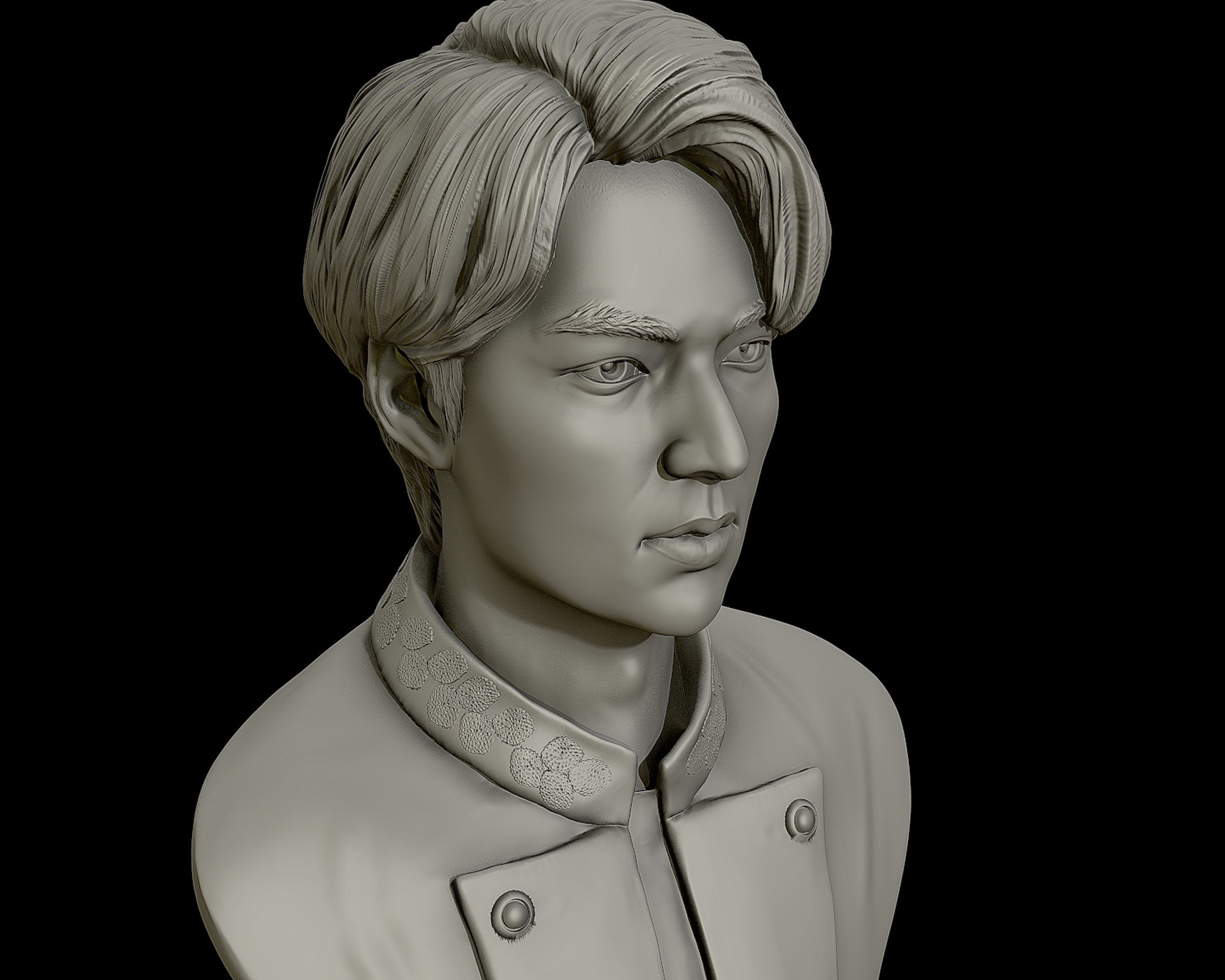 Lee Min Ho 3D portrait model 3D print model_5