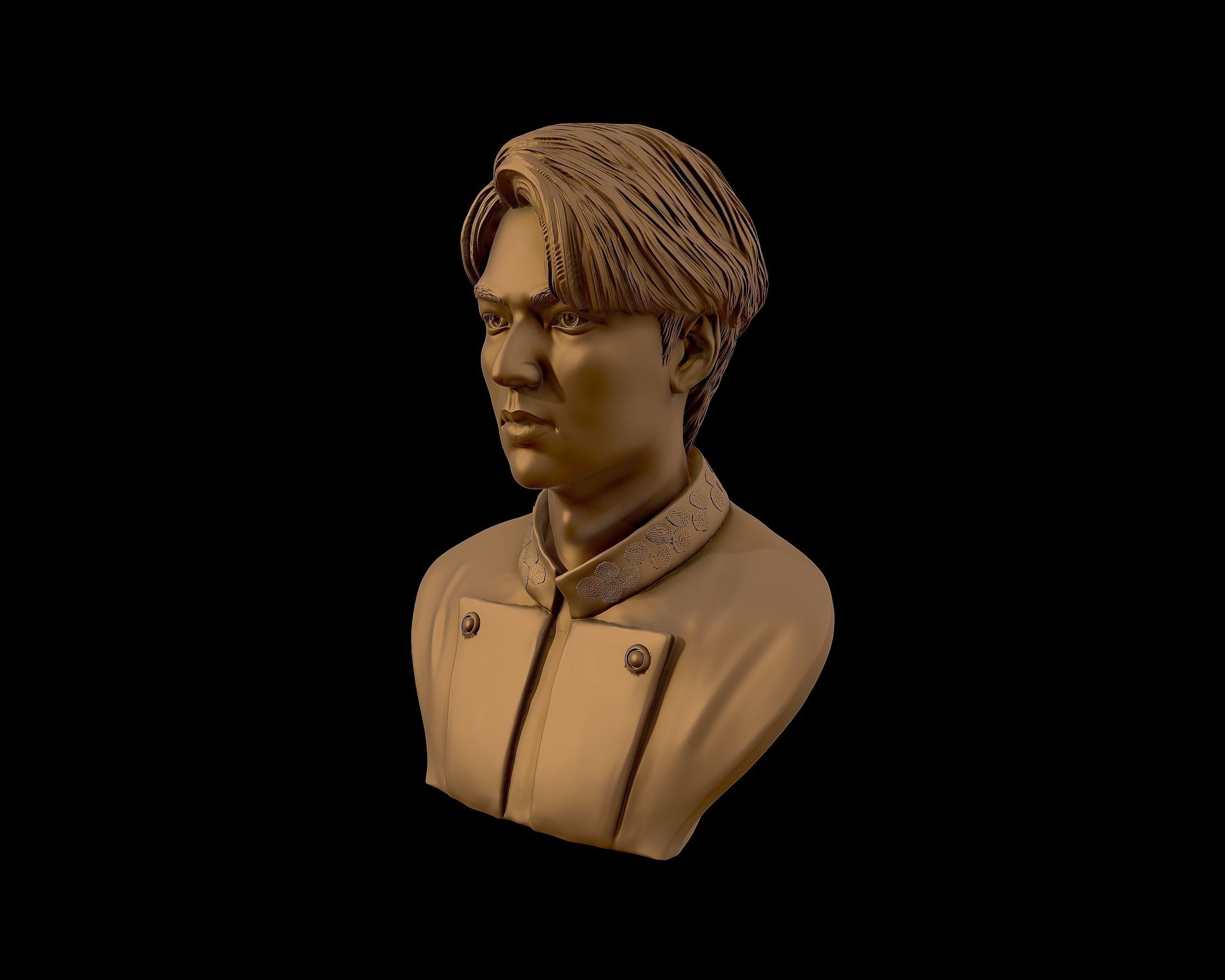 Lee Min Ho 3D portrait model 3D print model_27