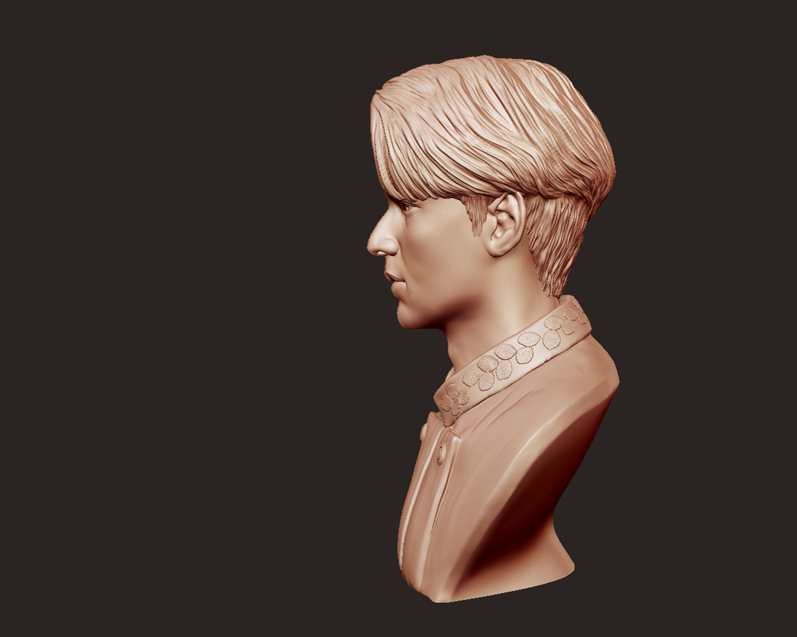 Lee Min Ho 3D portrait model 3D print model_10
