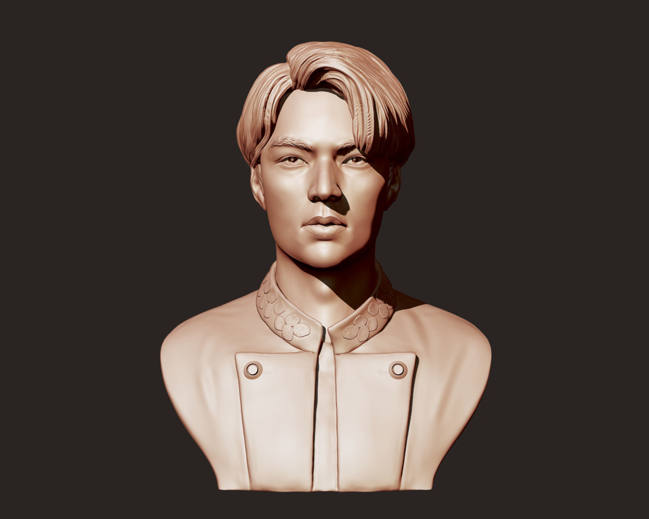 Lee Min Ho 3D portrait model 3D print model_6