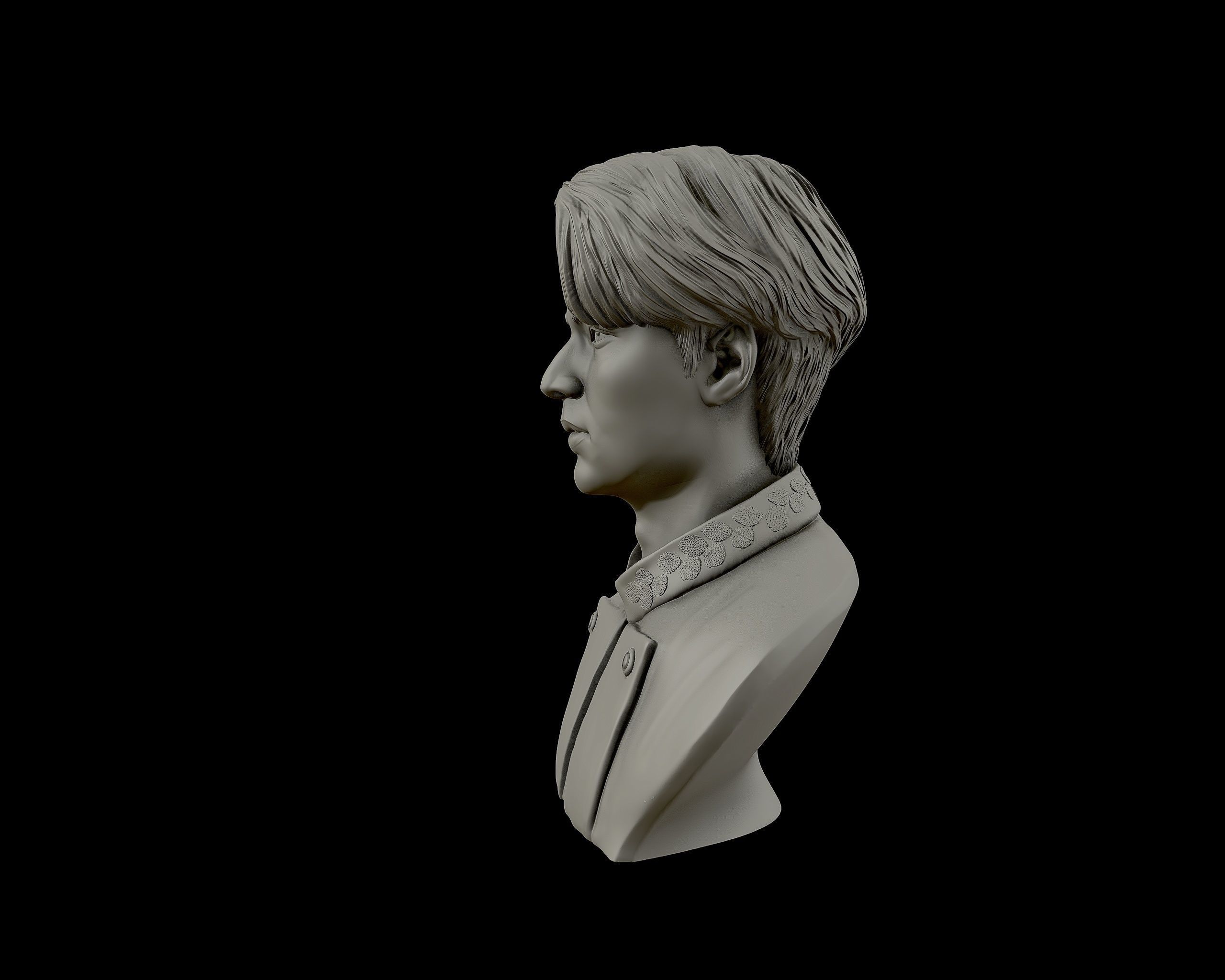 Lee Min Ho 3D portrait model 3D print model_17