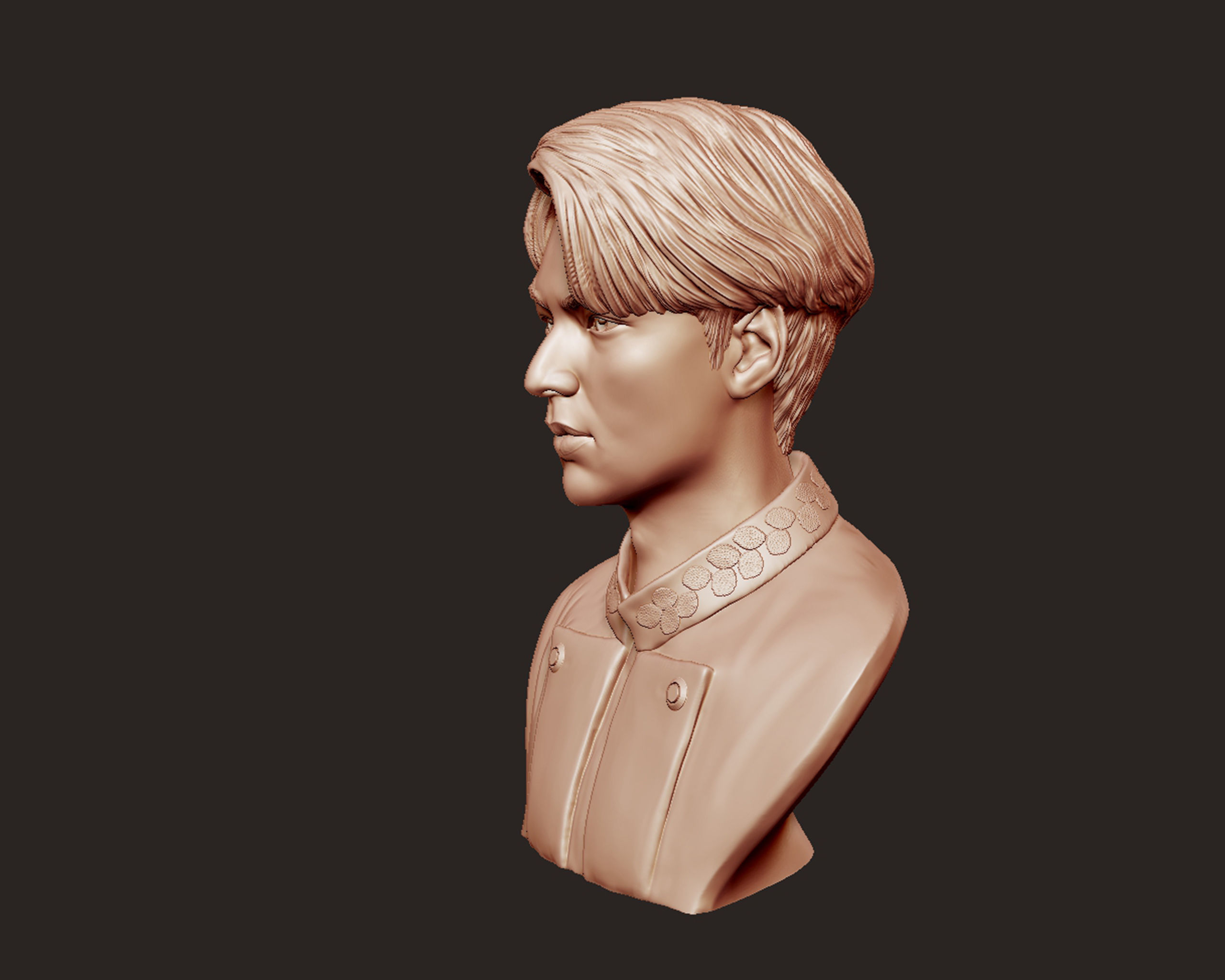 Lee Min Ho 3D portrait model 3D print model_9