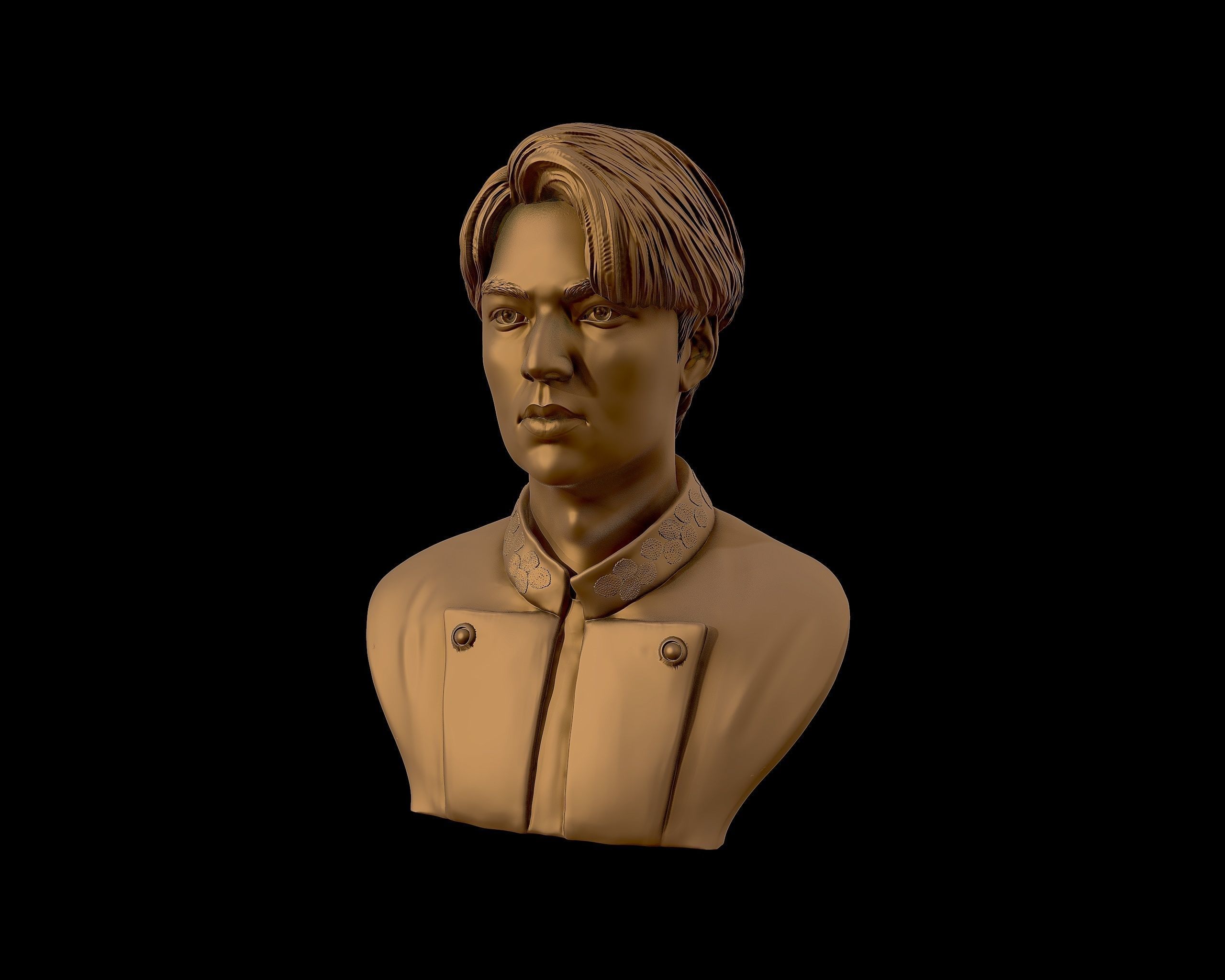 Lee Min Ho 3D portrait model 3D print model_26