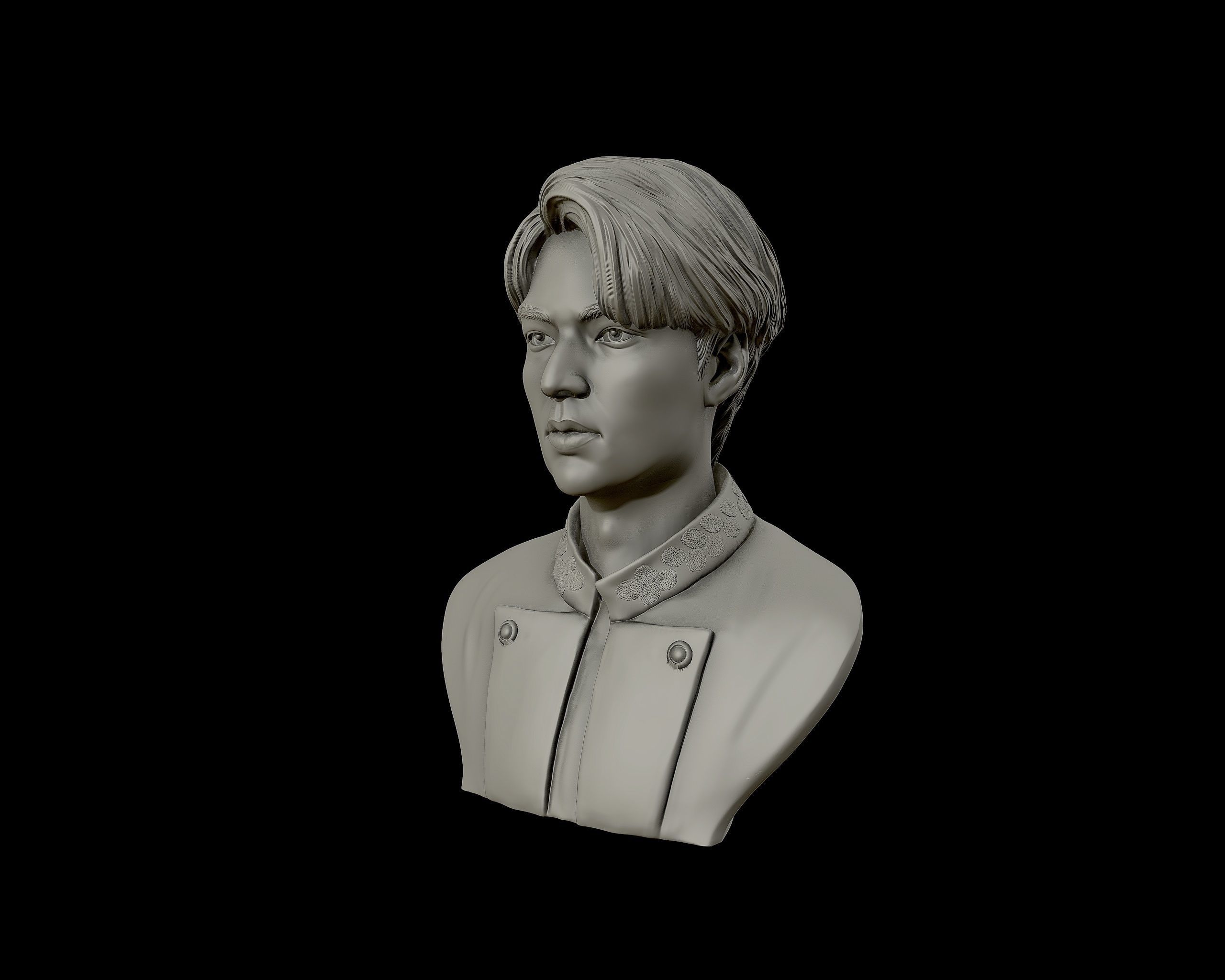 Lee Min Ho 3D portrait model 3D print model_14