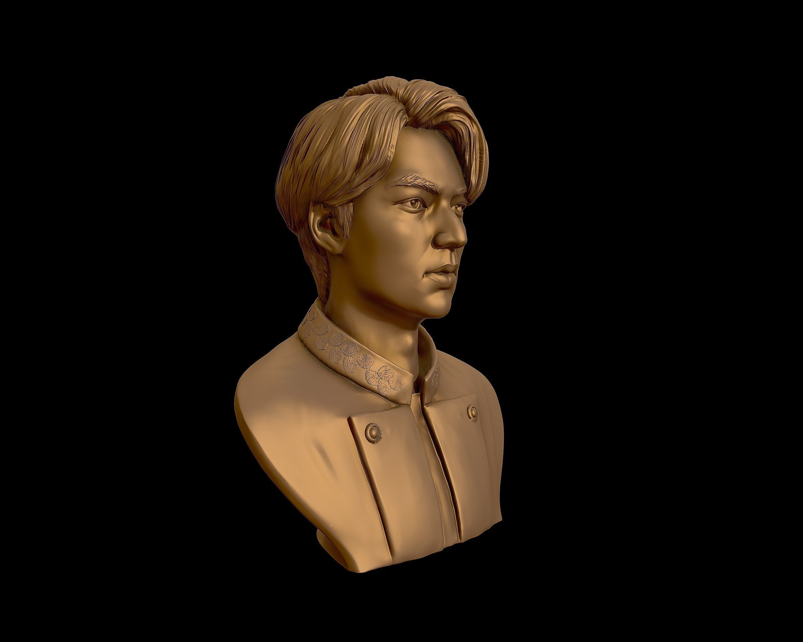 Lee Min Ho 3D portrait model 3D print model_32