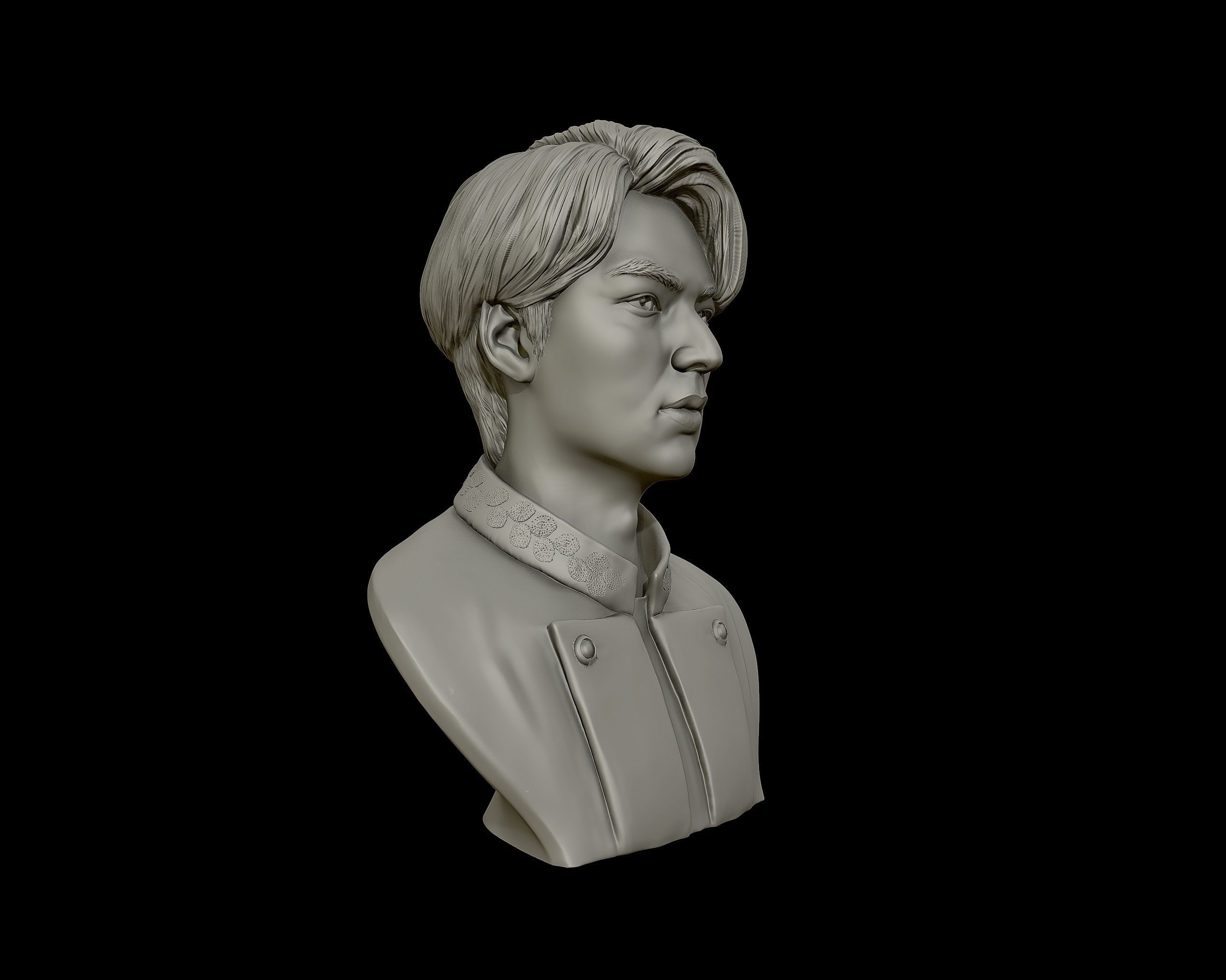 Lee Min Ho 3D portrait model 3D print model_22