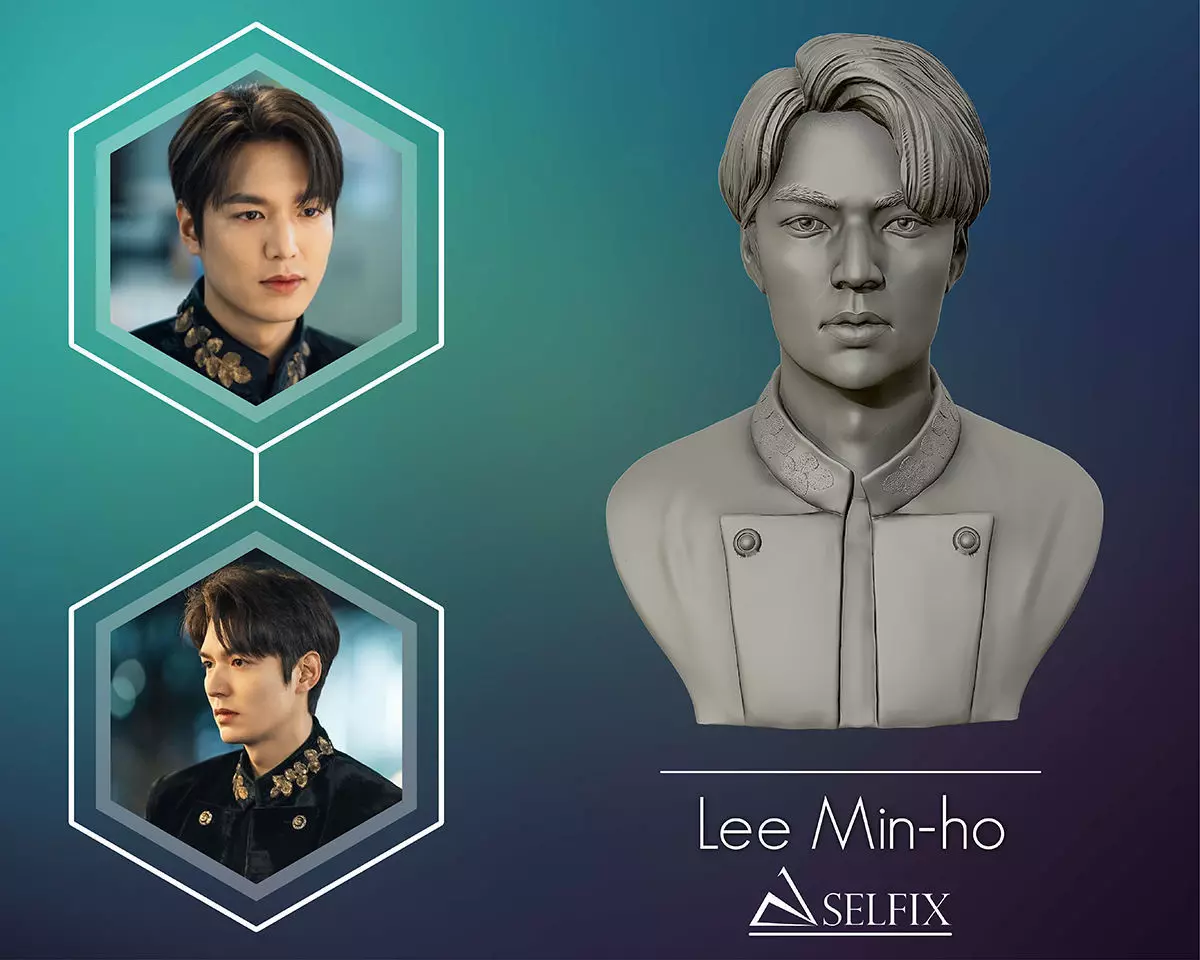 Lee Min Ho 3D portrait model 3D print model_0