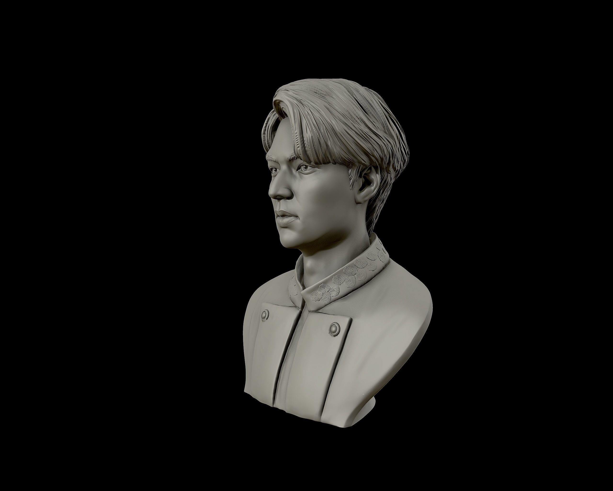 Lee Min Ho 3D portrait model 3D print model_15