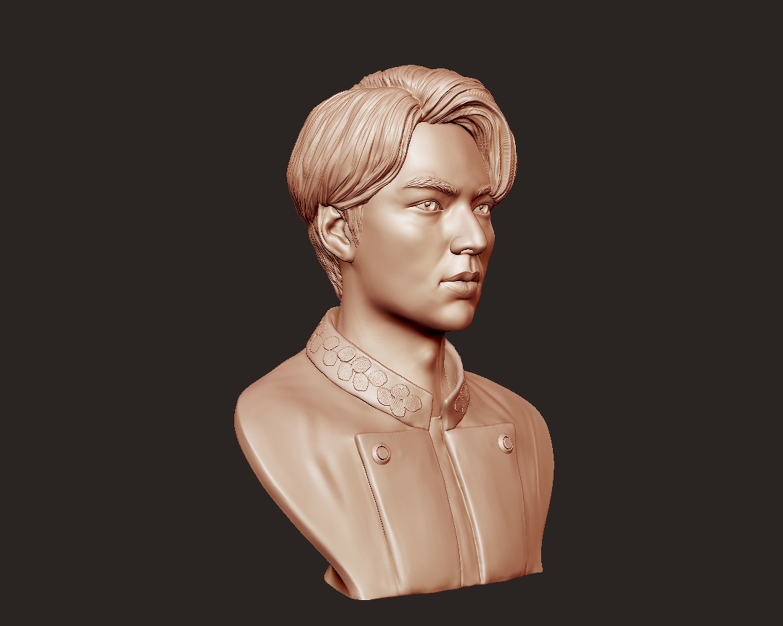 Lee Min Ho 3D portrait model 3D print model_11