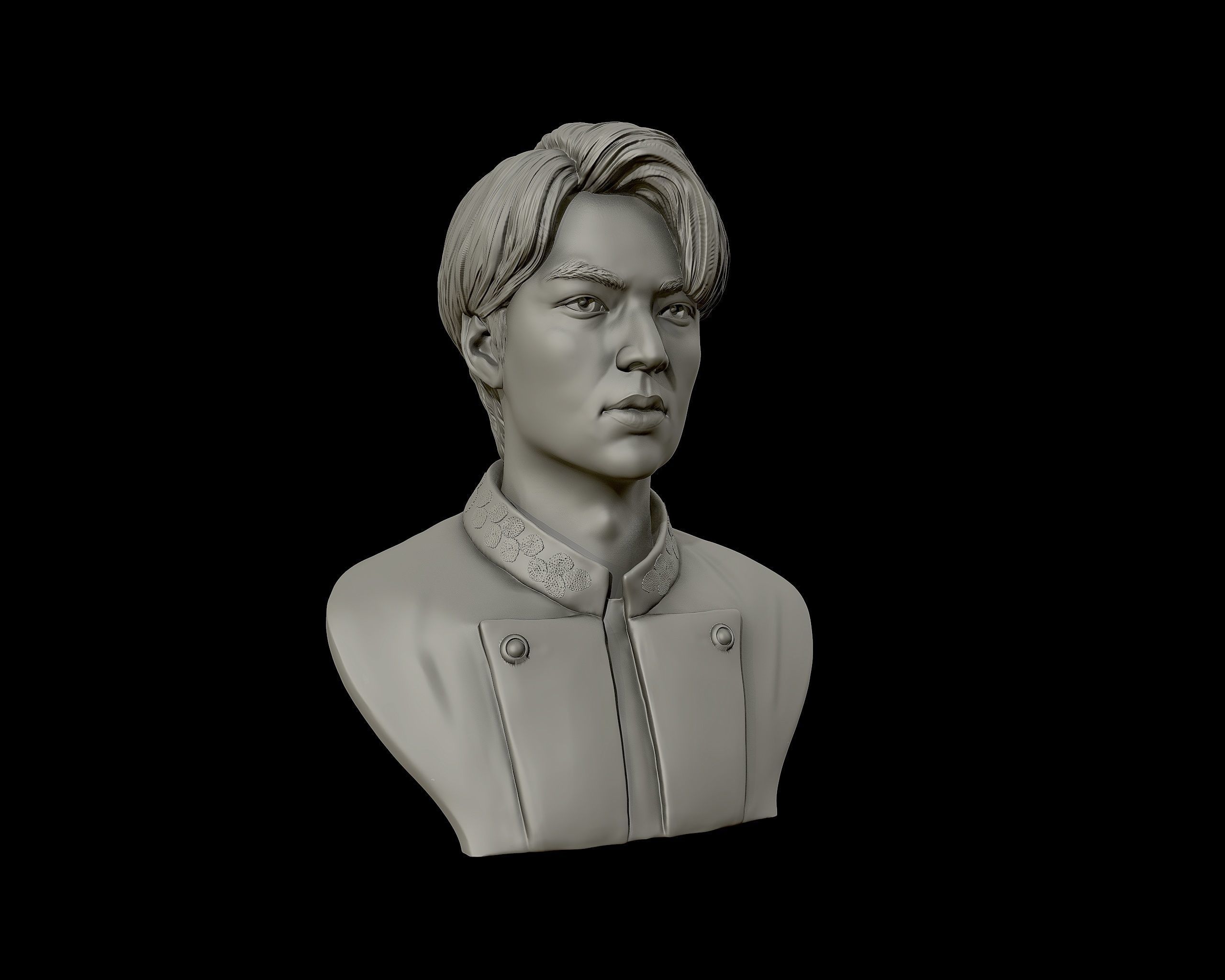 Lee Min Ho 3D portrait model 3D print model_24