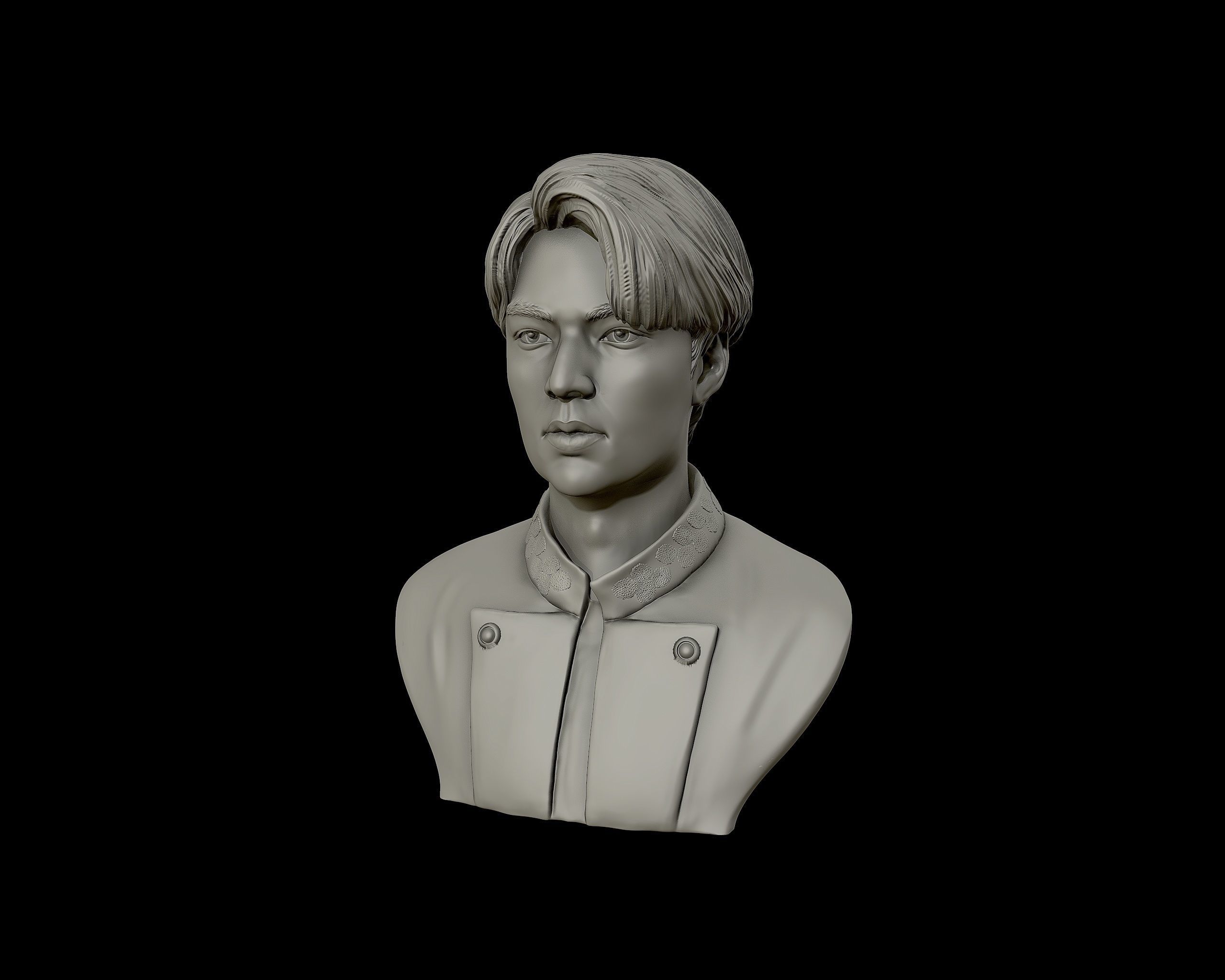 Lee Min Ho 3D portrait model 3D print model_13
