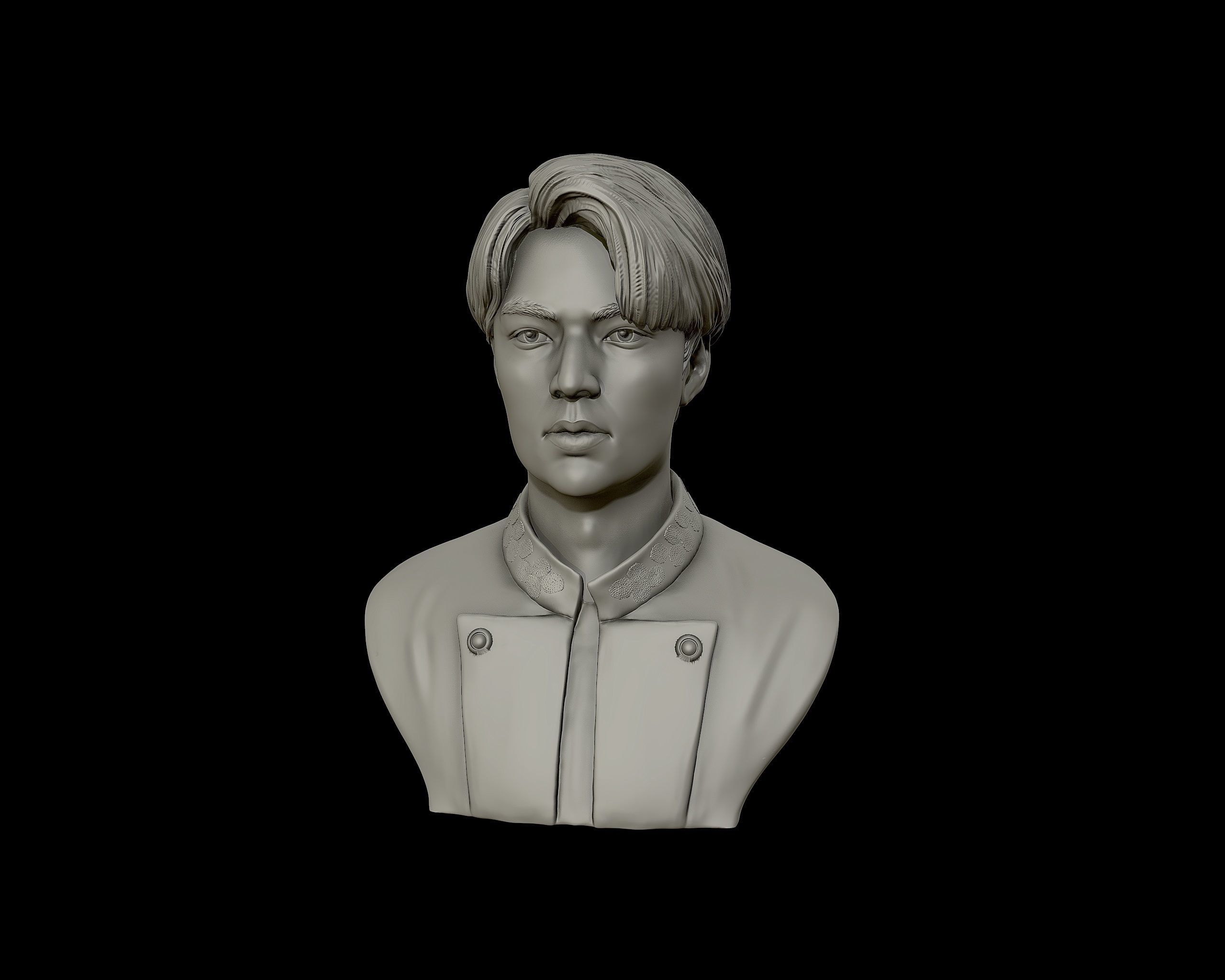 Lee Min Ho 3D portrait model 3D print model_12