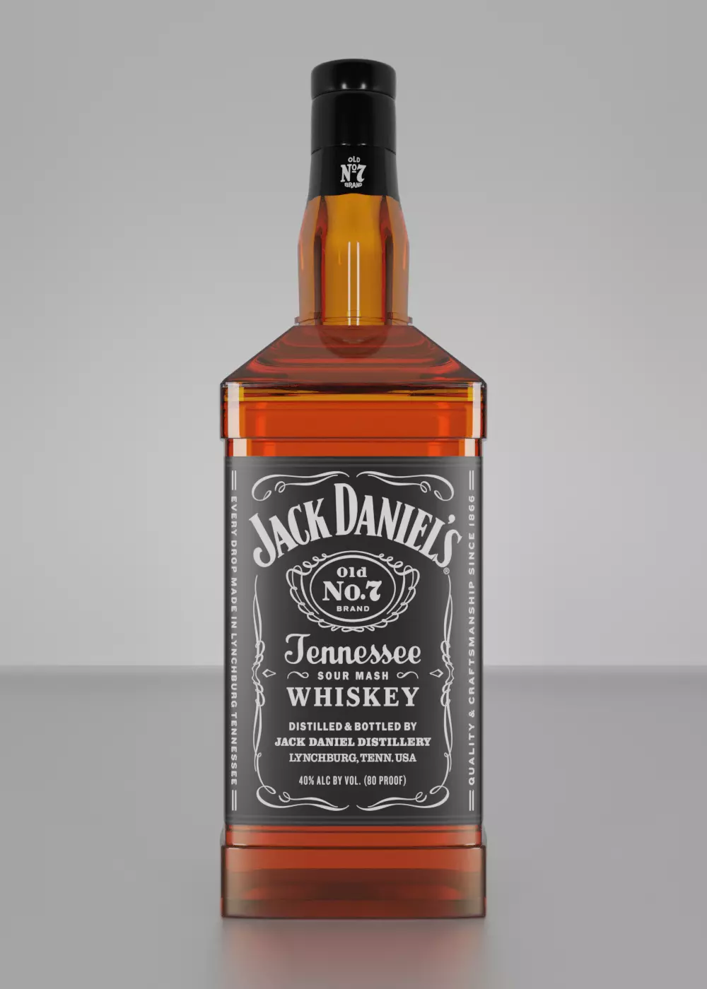 Jack Daniels Free 3D model