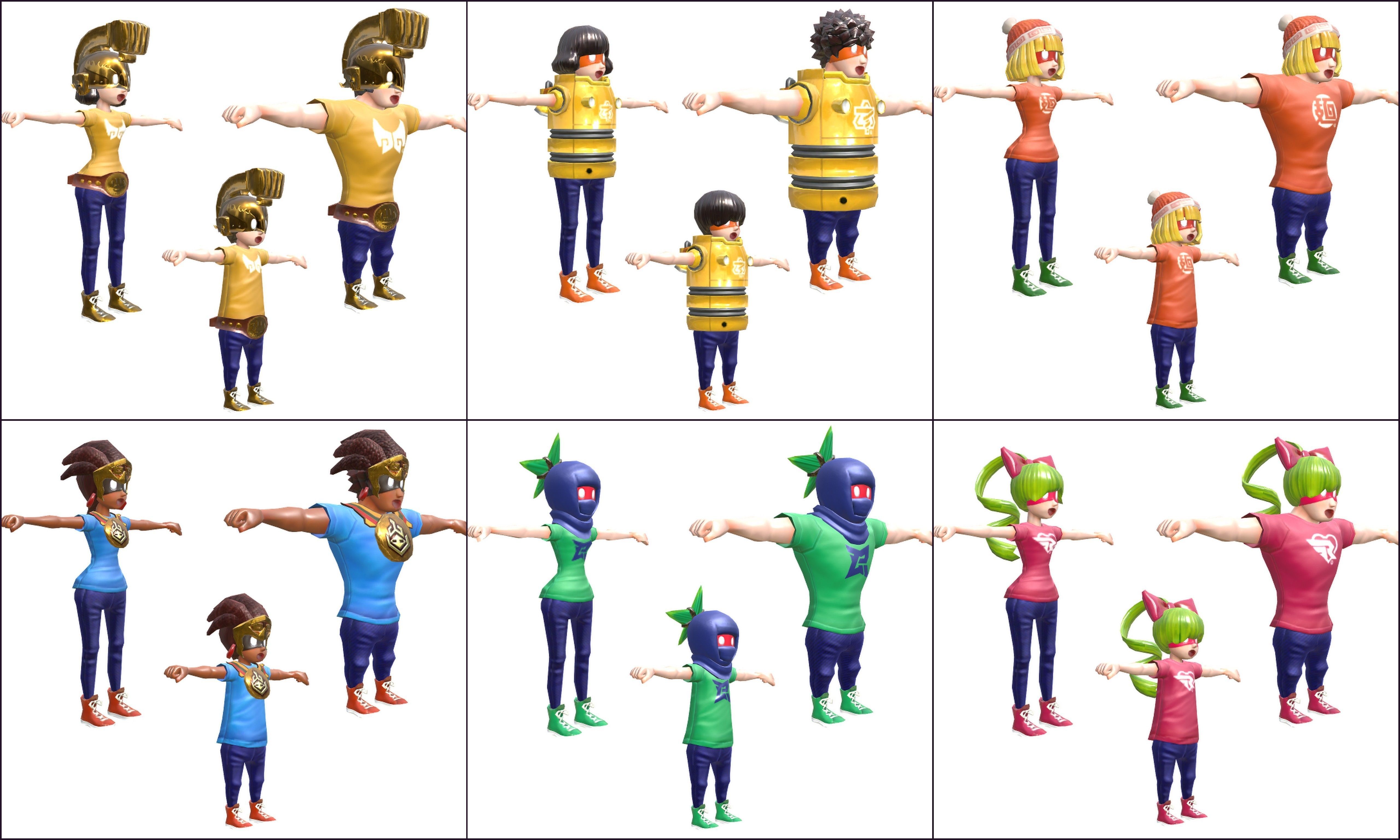 Cartoon - Characters Low-poly 3D model_2