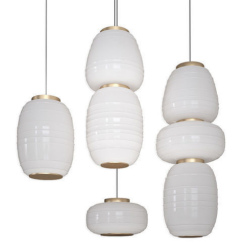 B LUX Misko collection of lamps 3D model