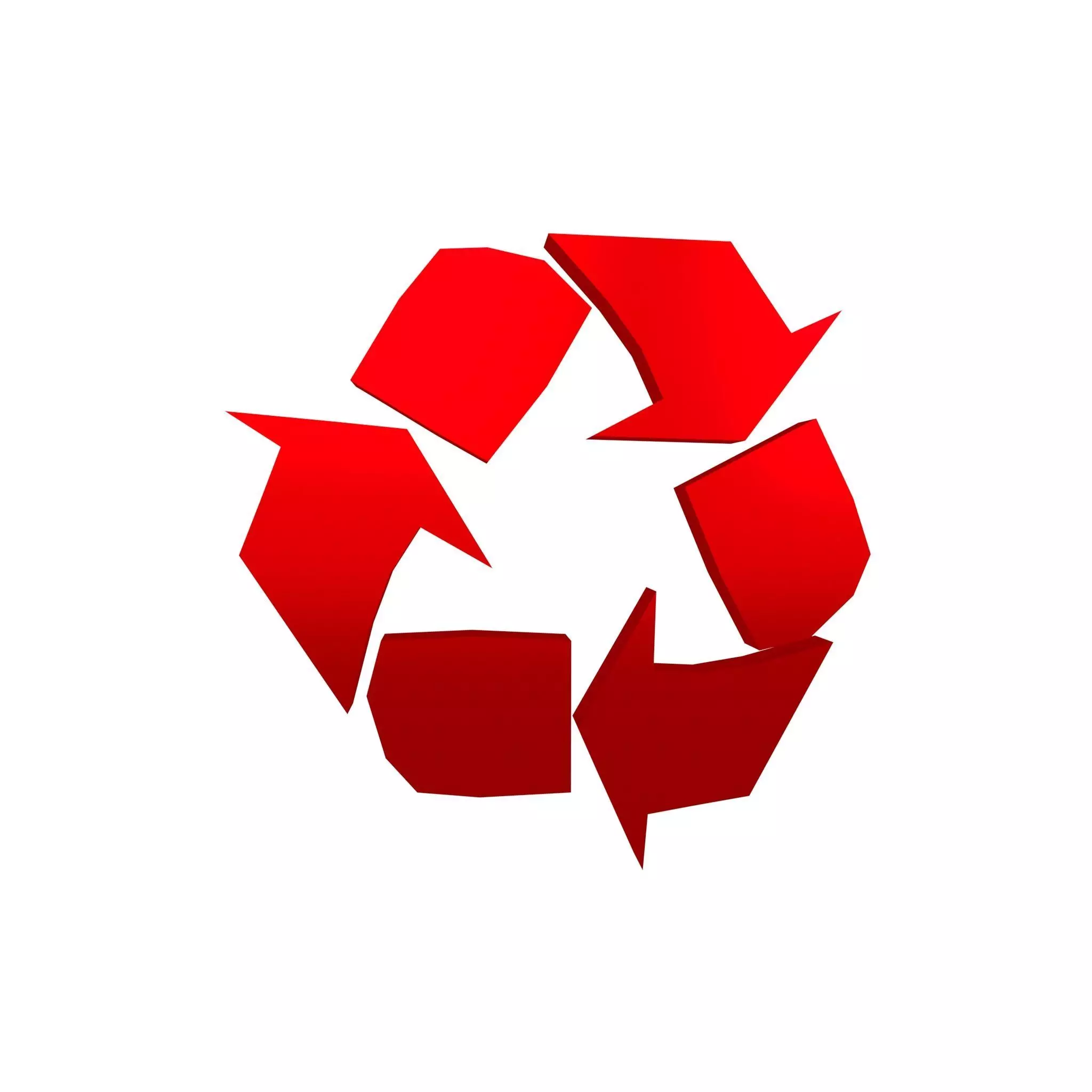 Recycle Symbols v1 010 Low-poly 3D model_0