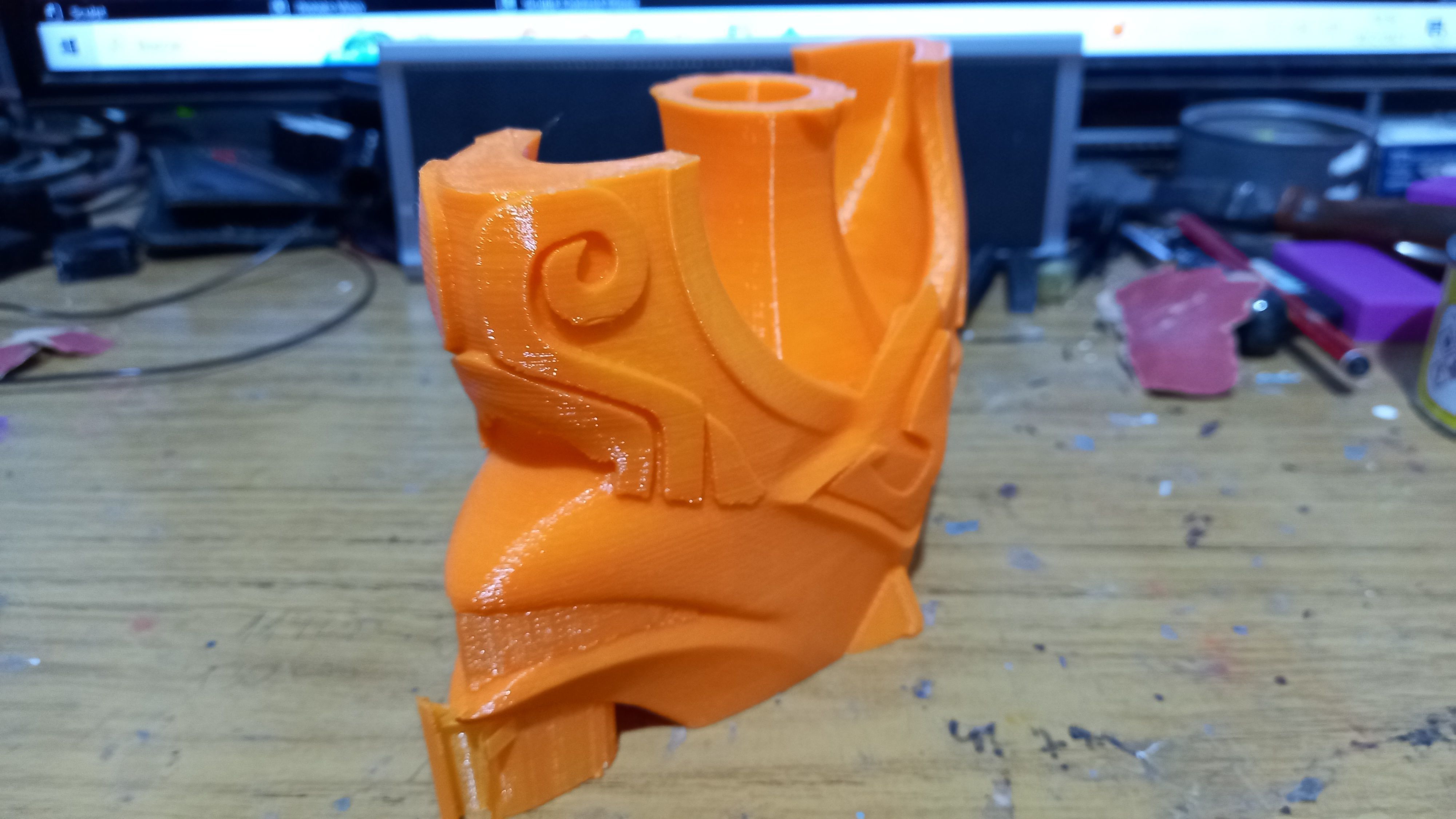 Genshin impact Blackcliff Slasher 3D print model_9