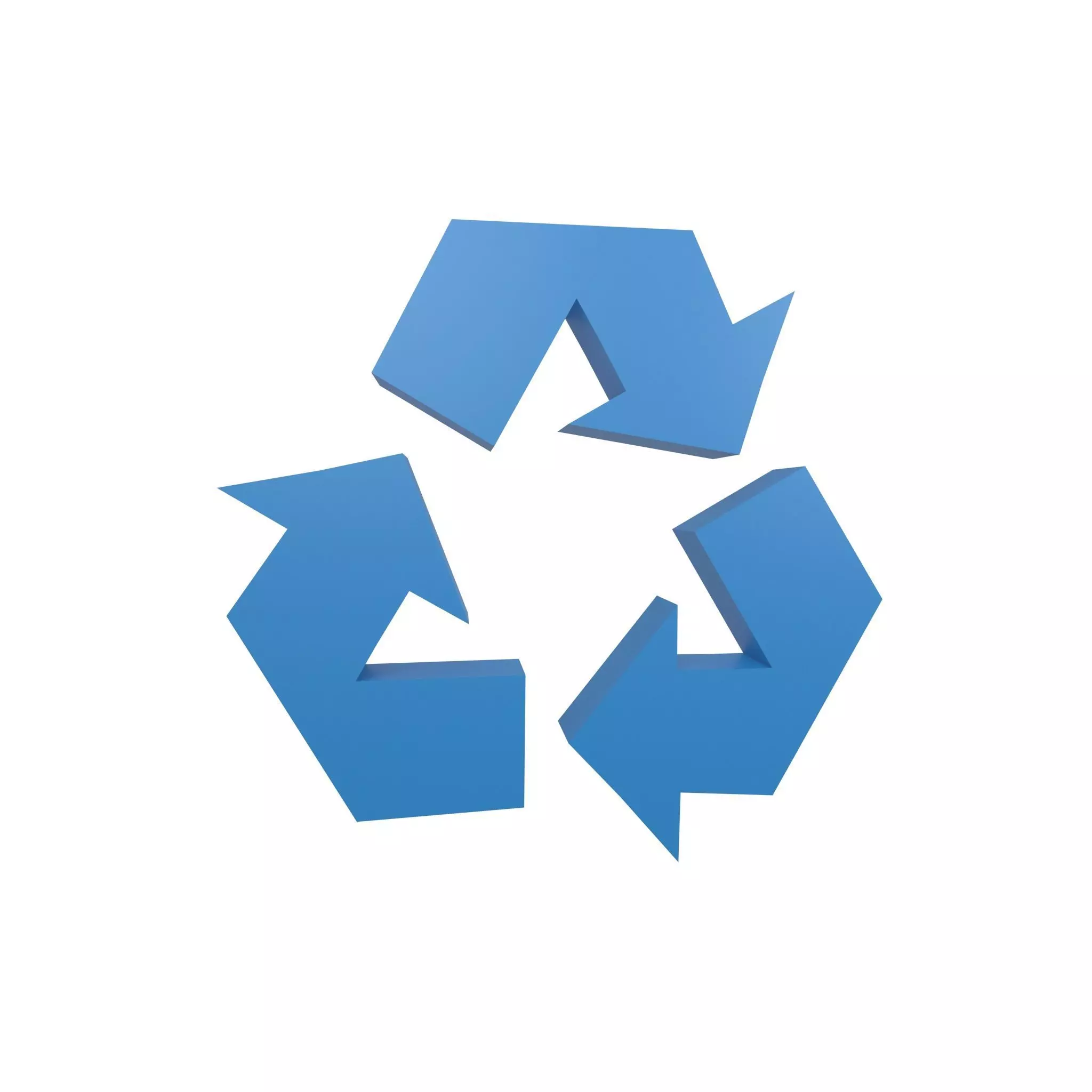 Recycle Symbols v2 004 Low-poly 3D model_0