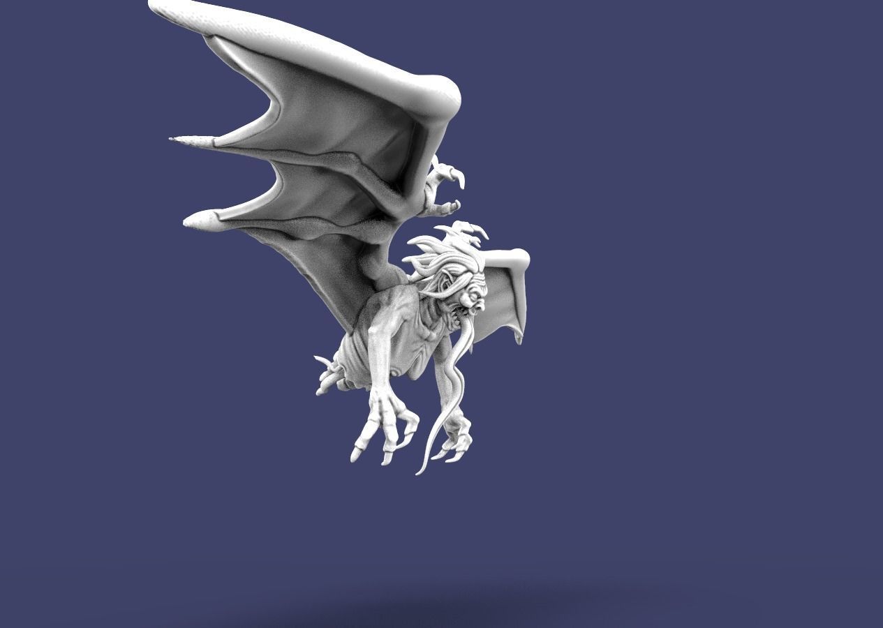 Manananggal mythical monster  3D print model_3