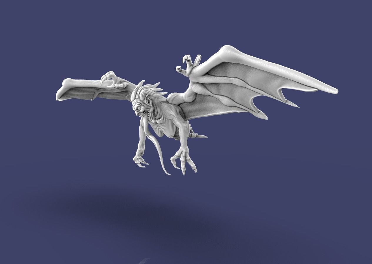 Manananggal mythical monster  3D print model_4